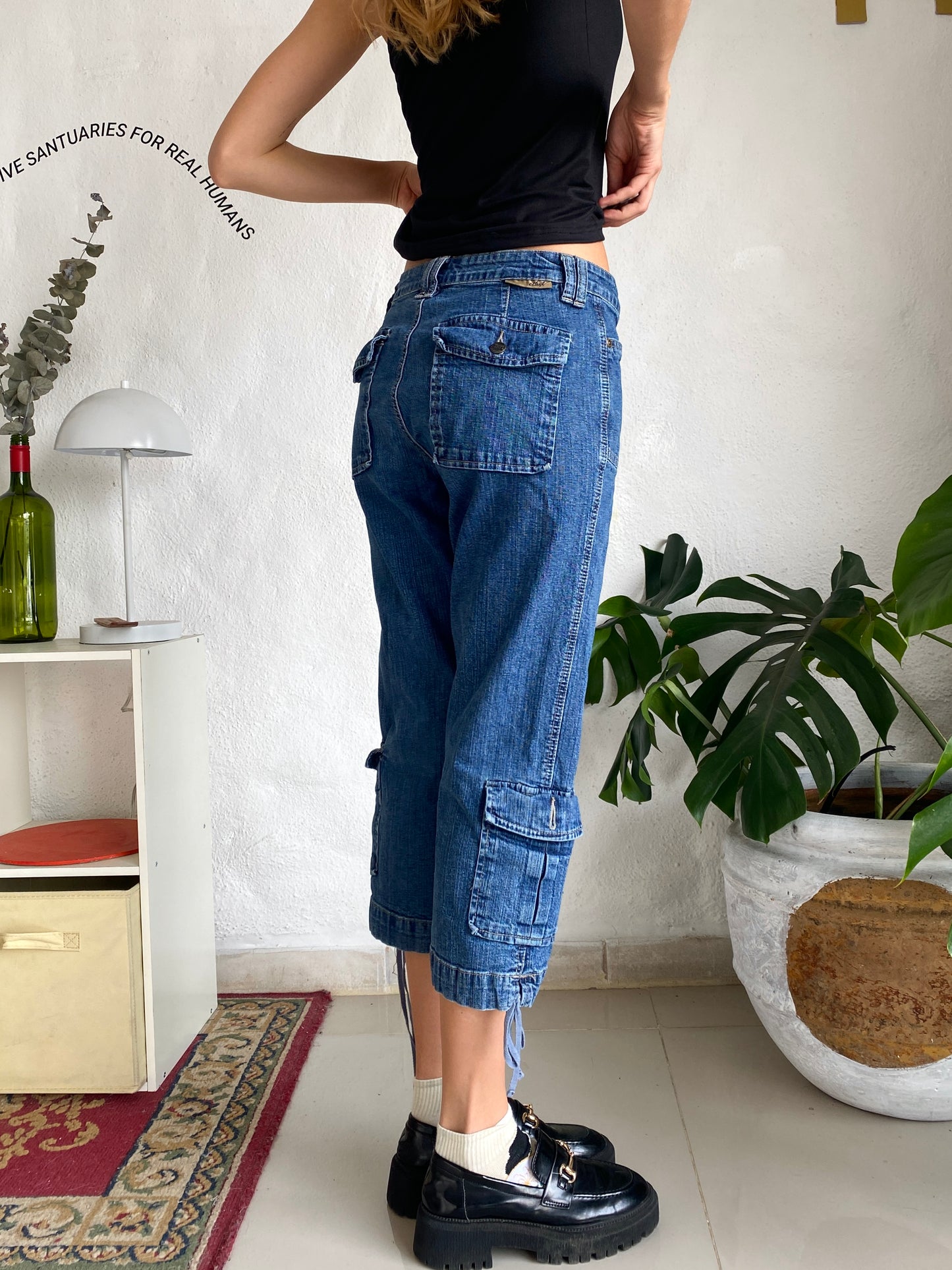 90s DENIM JORTS