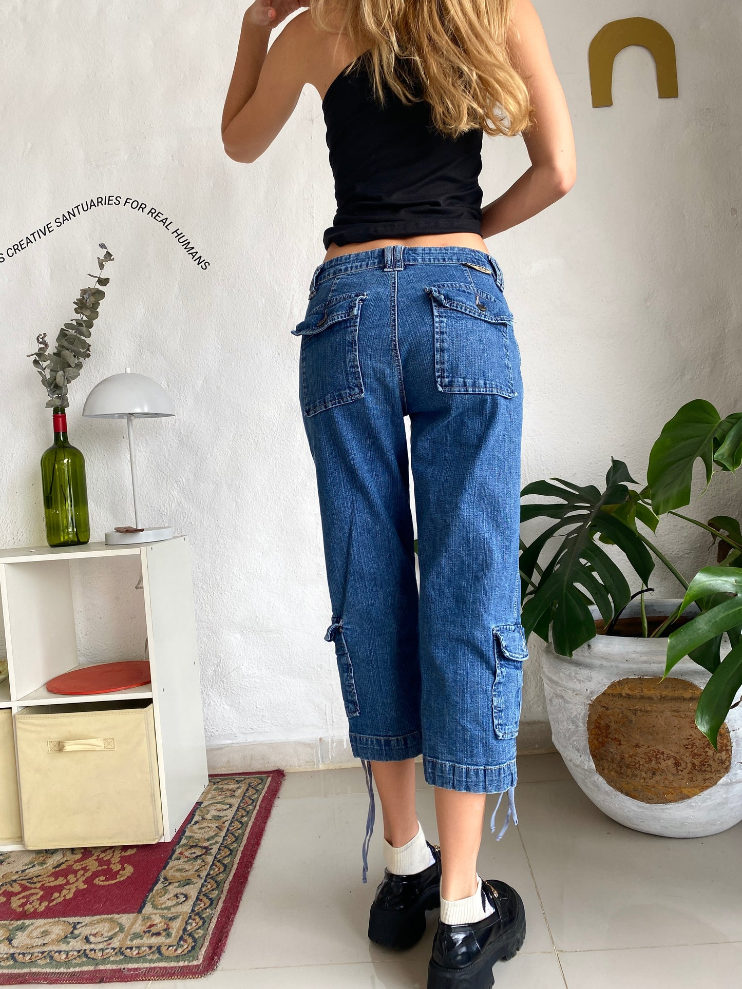 90s DENIM JORTS