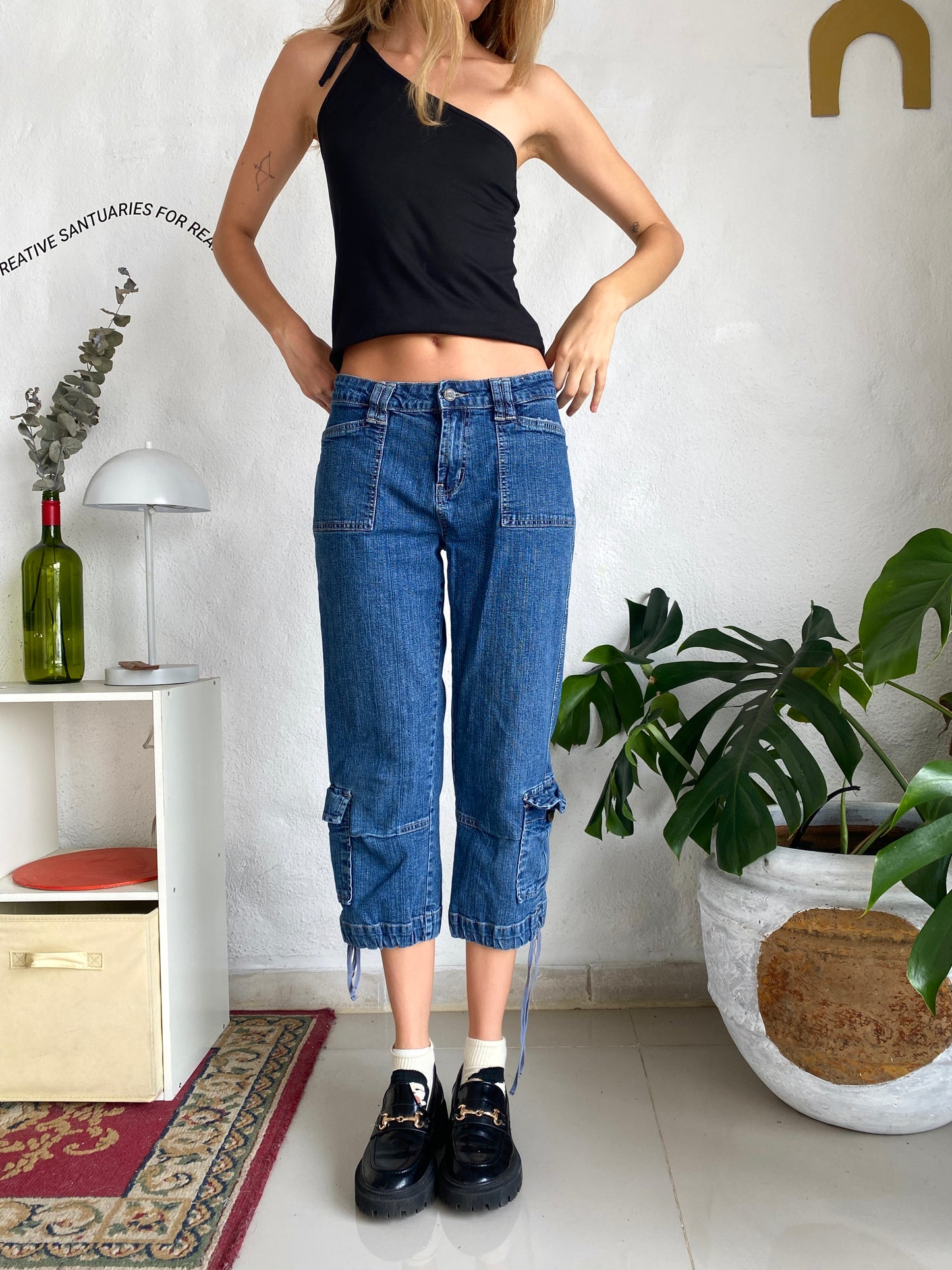 90s DENIM JORTS