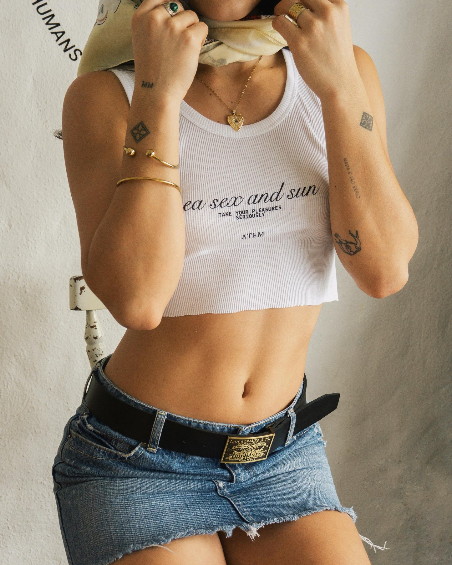 Sea sex & sun tank top