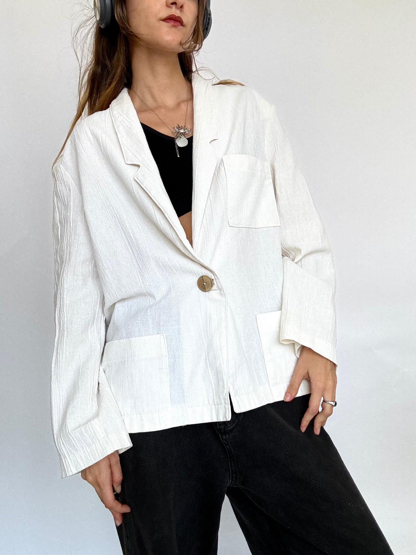 Cotton blazer
