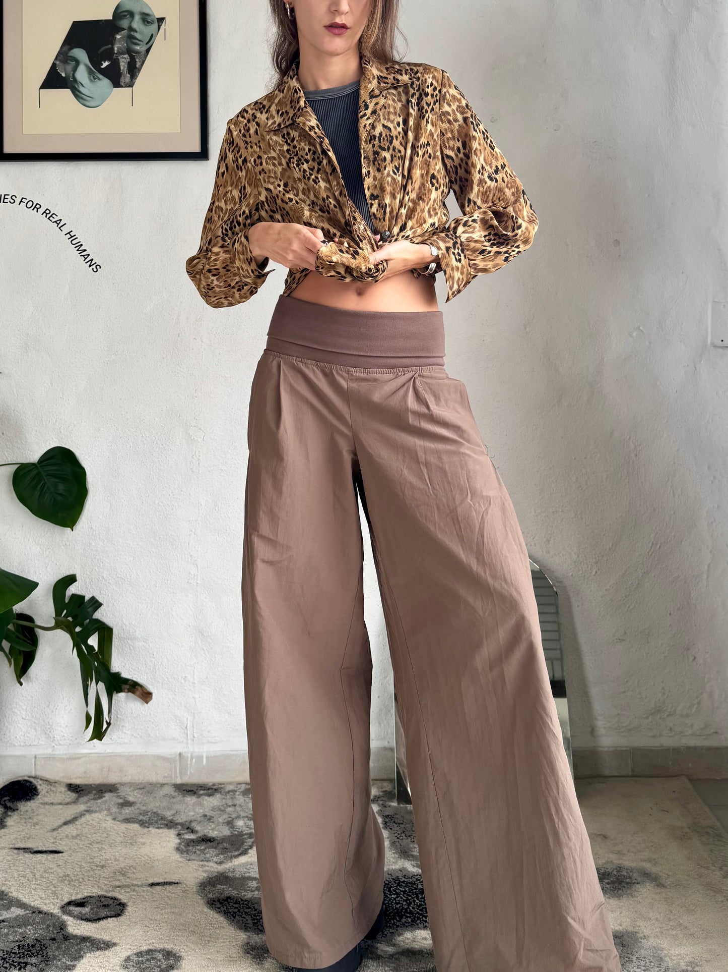 Animal print blusa