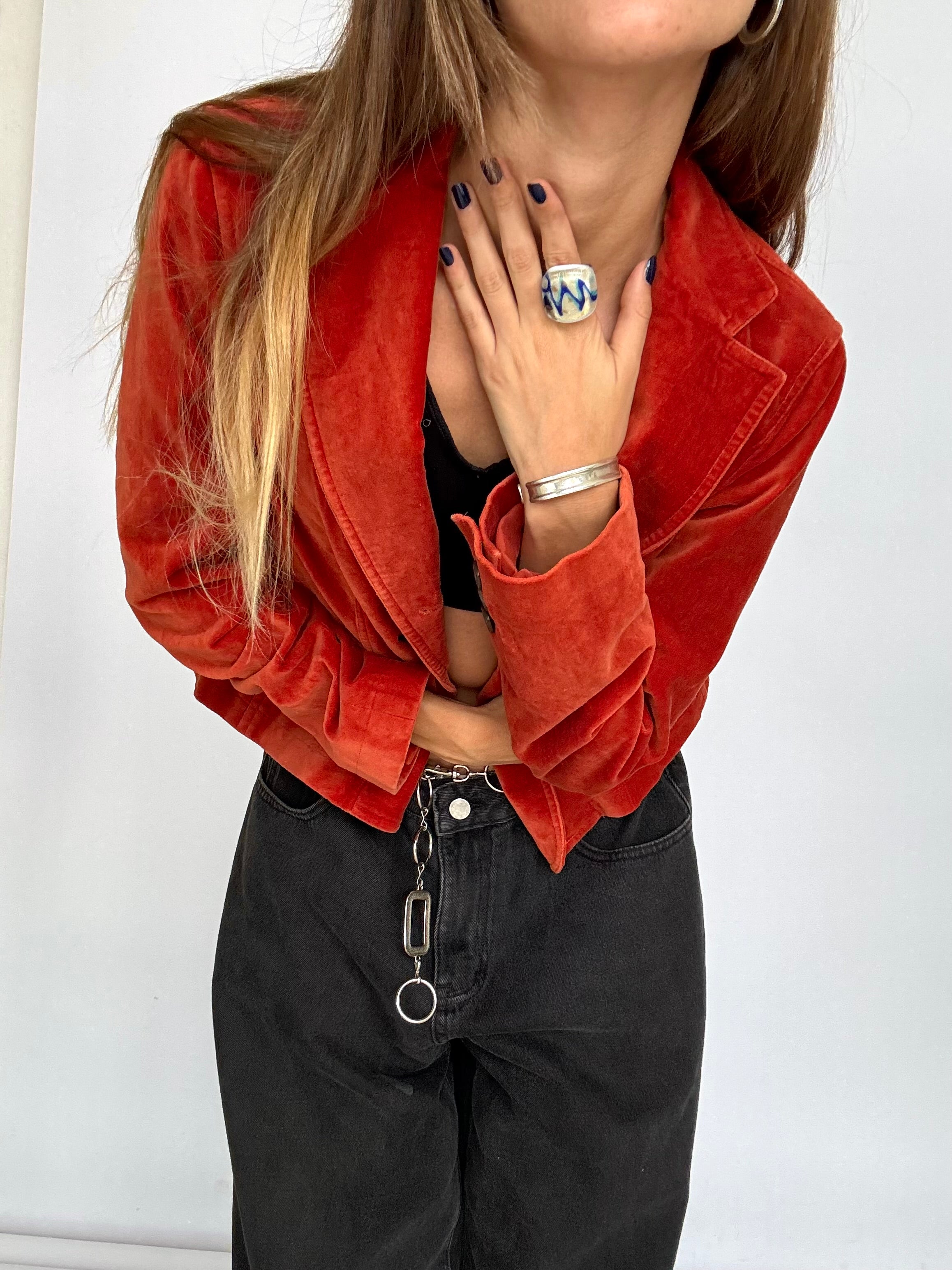 Velvet terracota