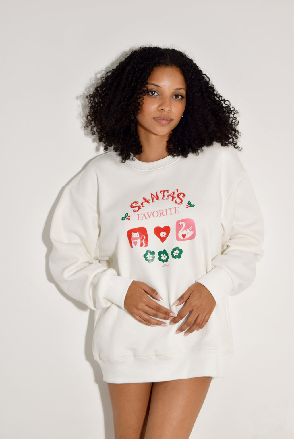 Santa’s Favorite Cat (White)