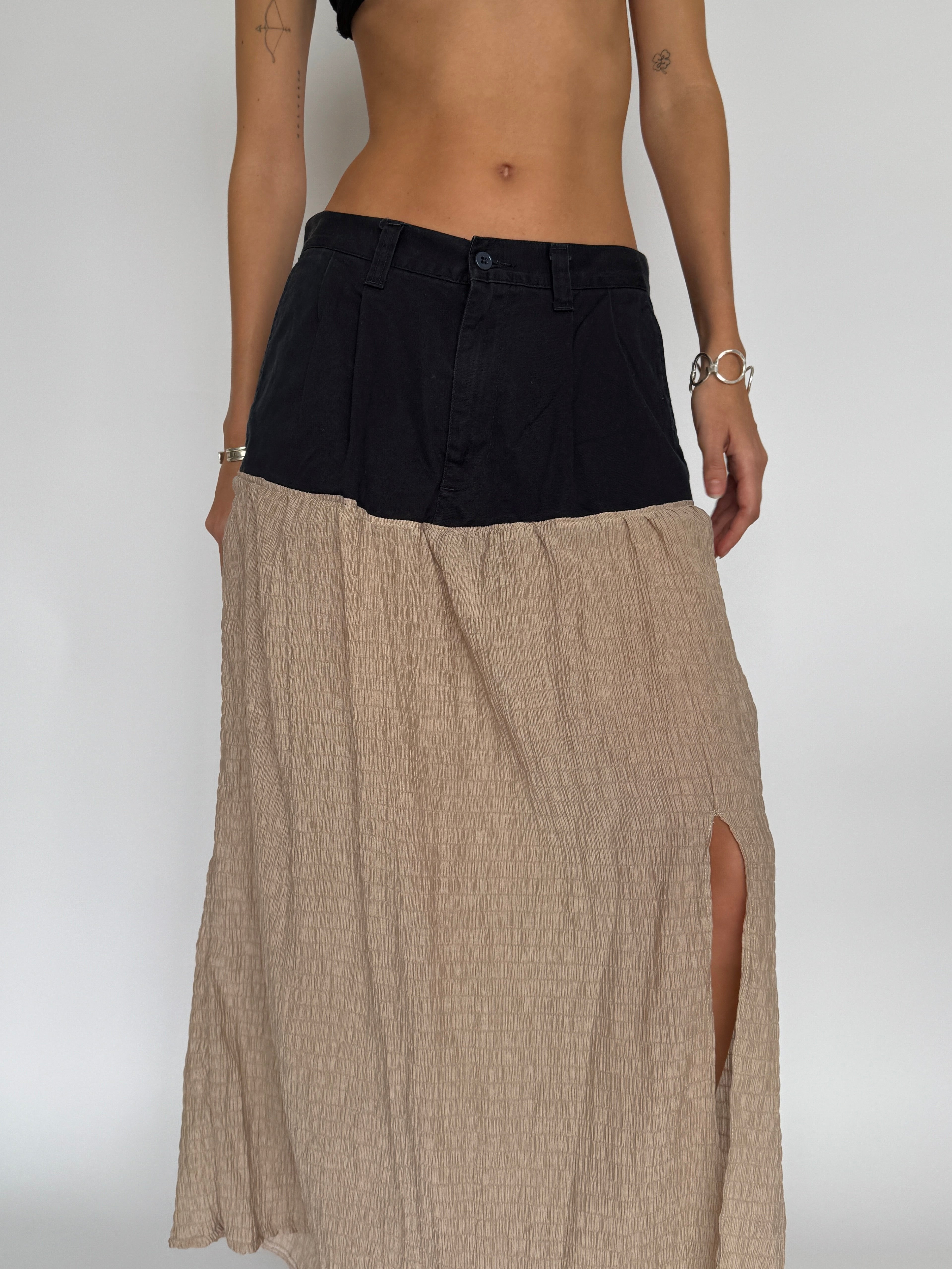 Upcycled Dockers Skirt