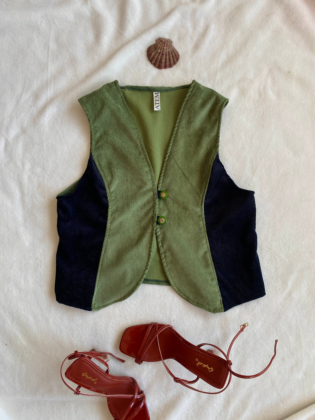 Monday Green Vest