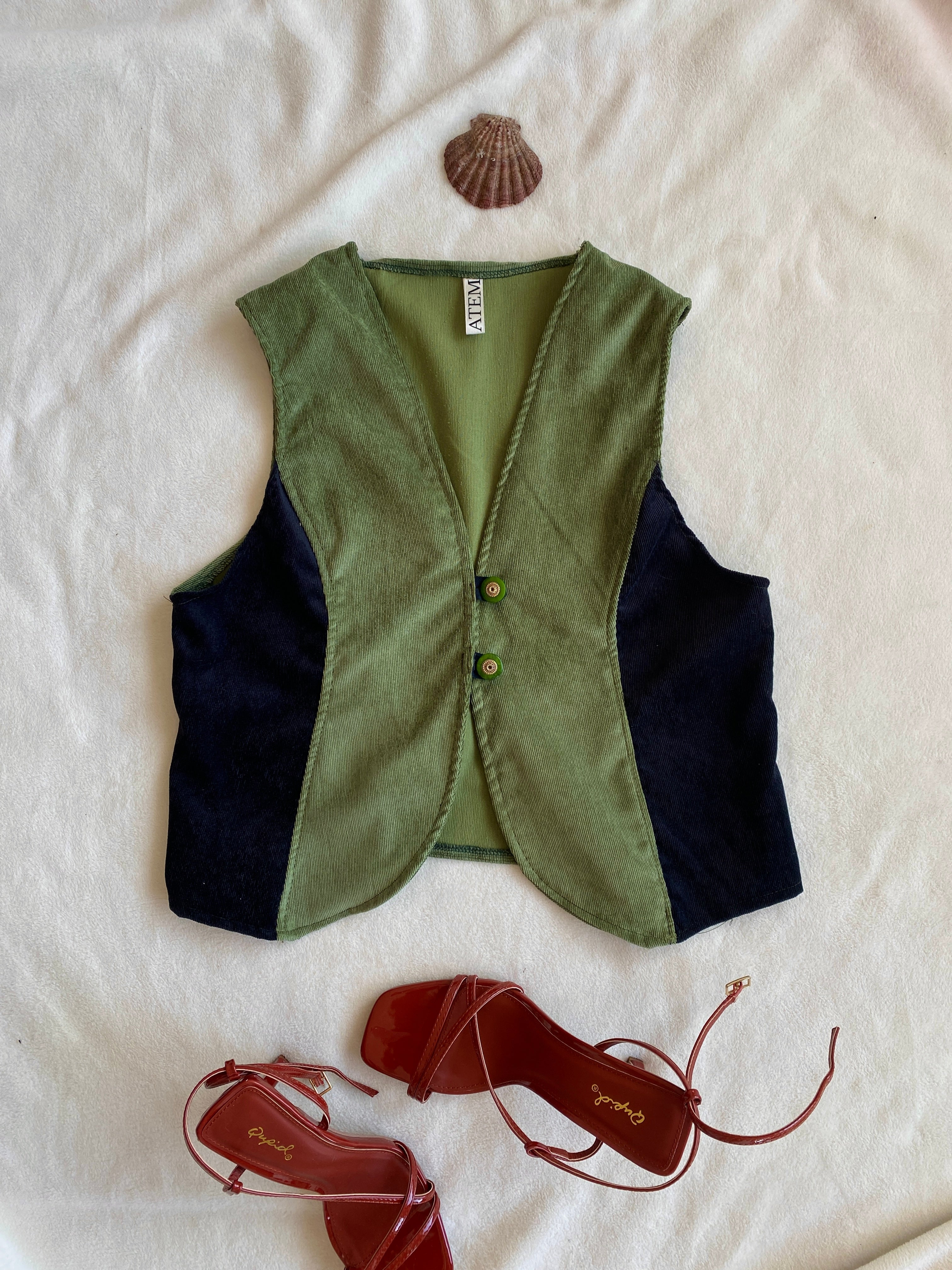 Monday Green Vest
