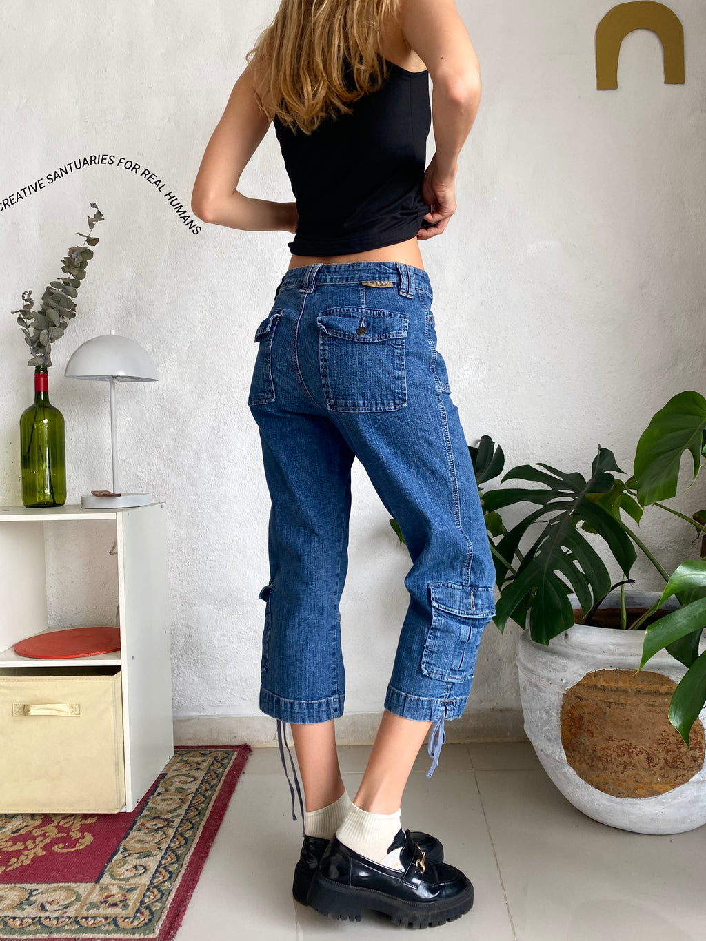 90s DENIM JORTS
