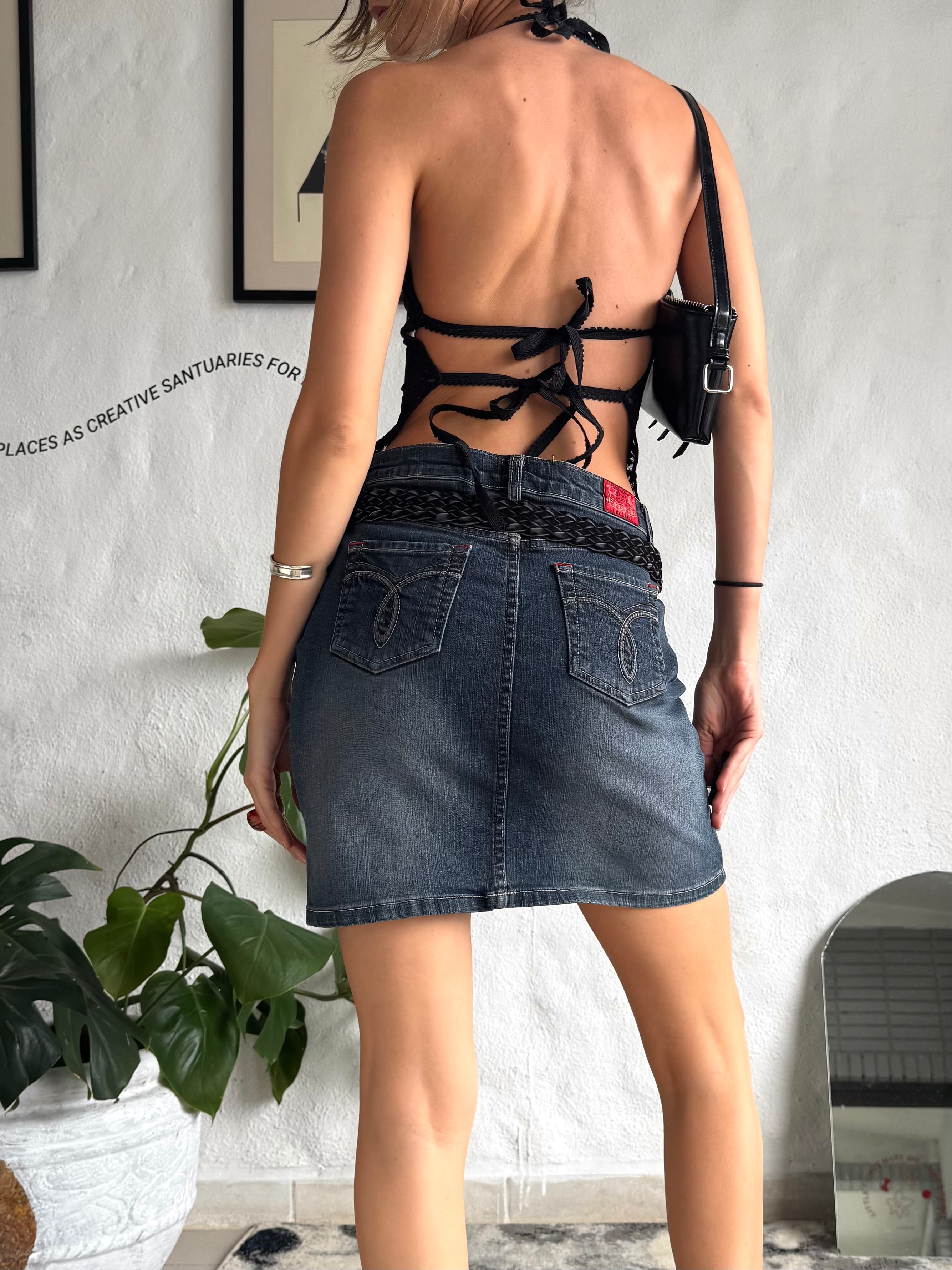 Denim mini