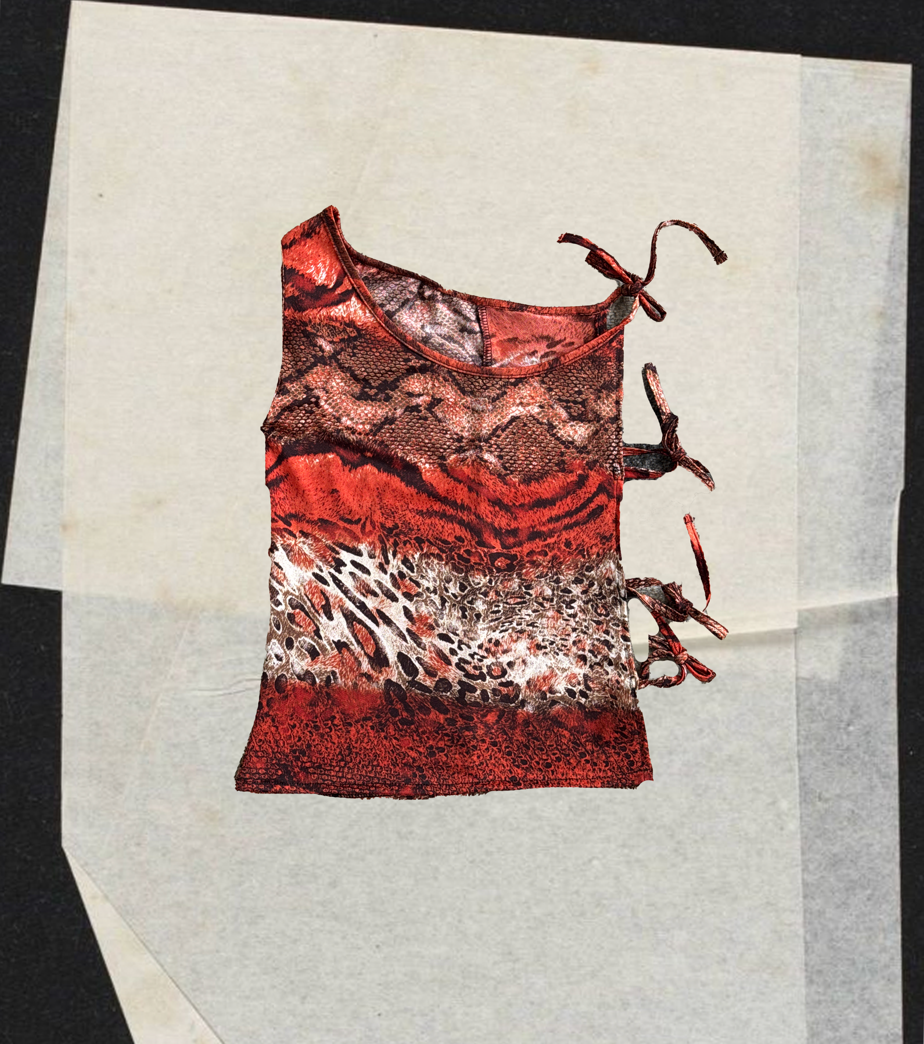 orange print