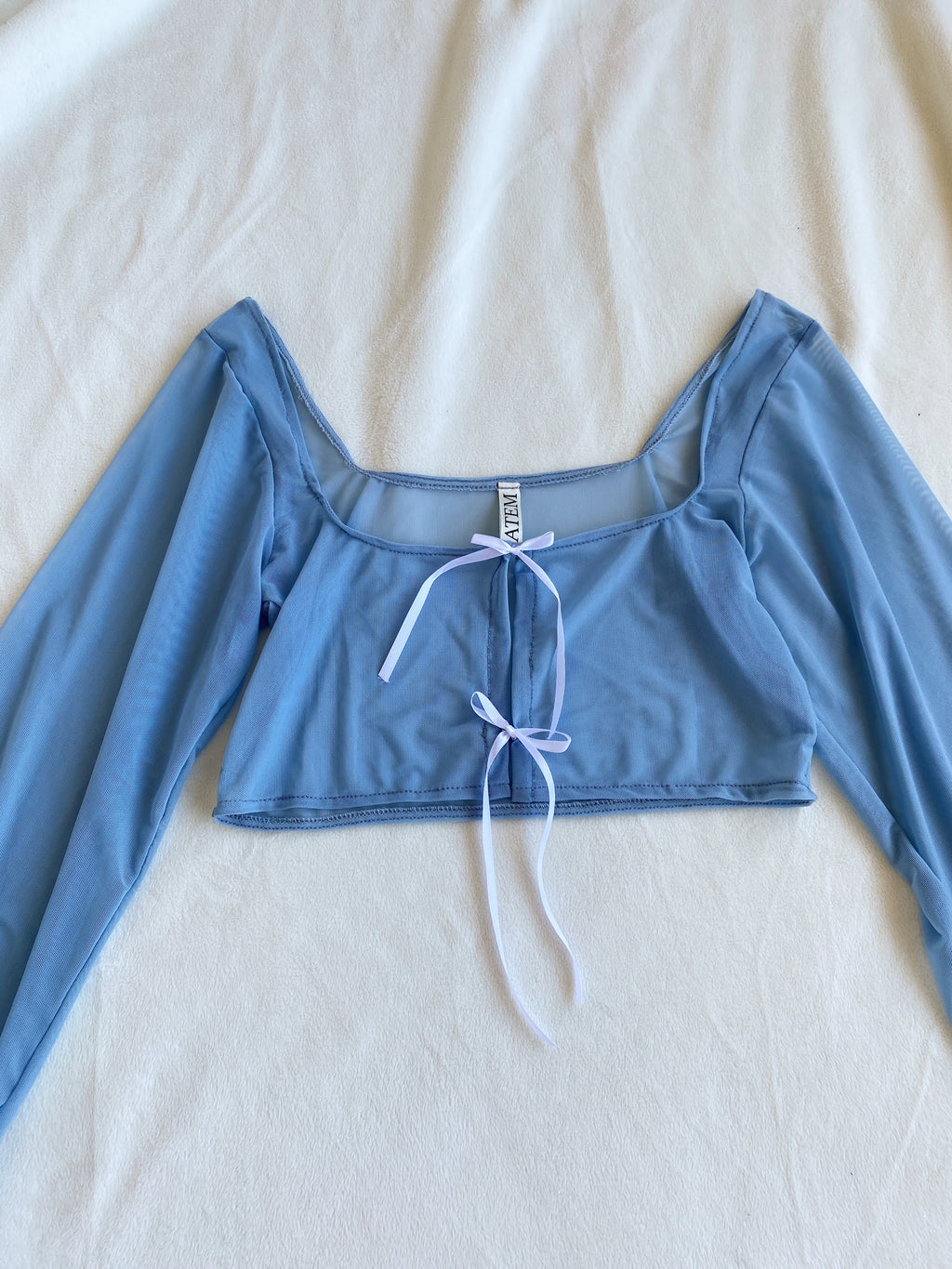 Naked top light blue