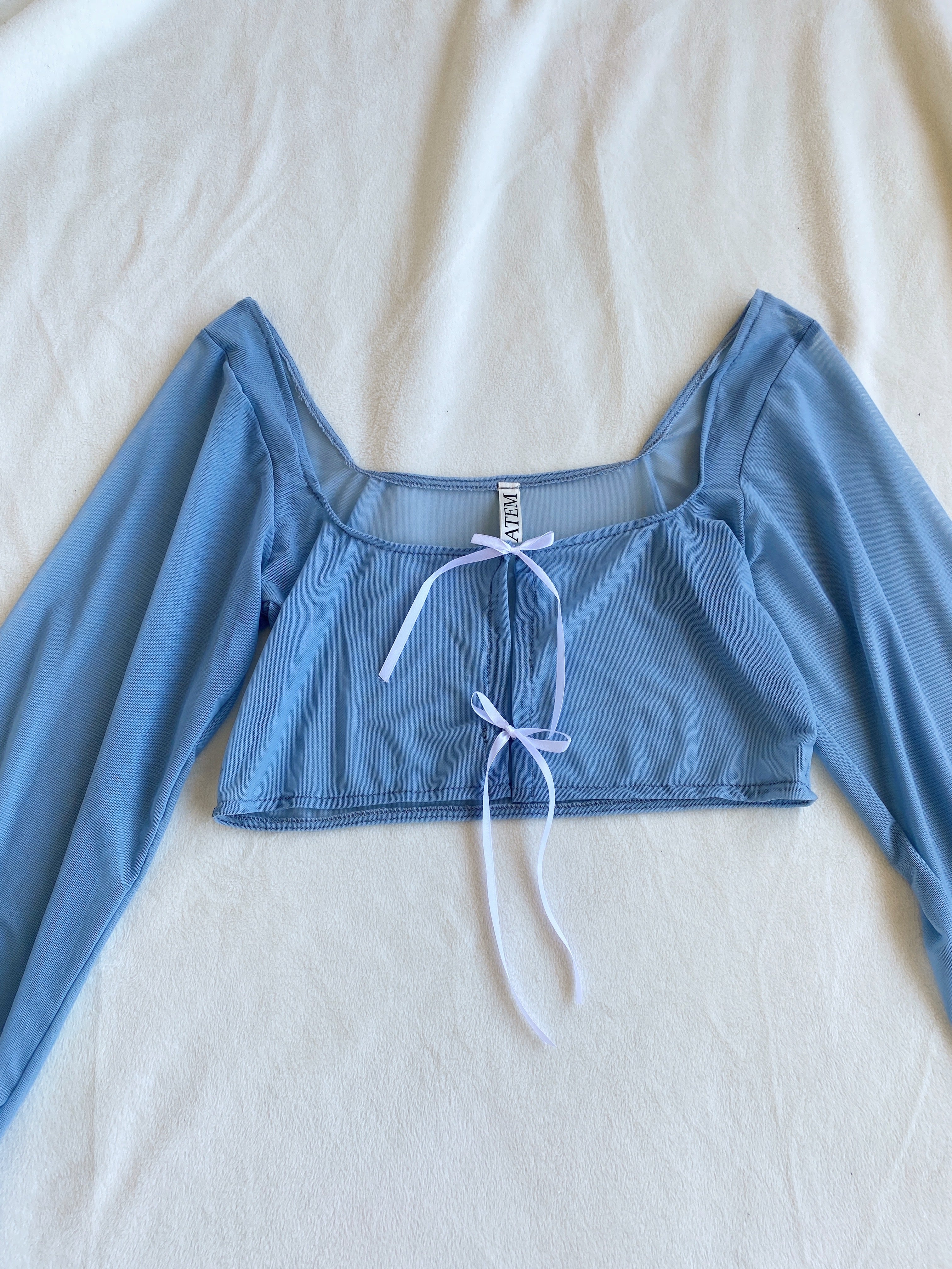 Naked top light blue