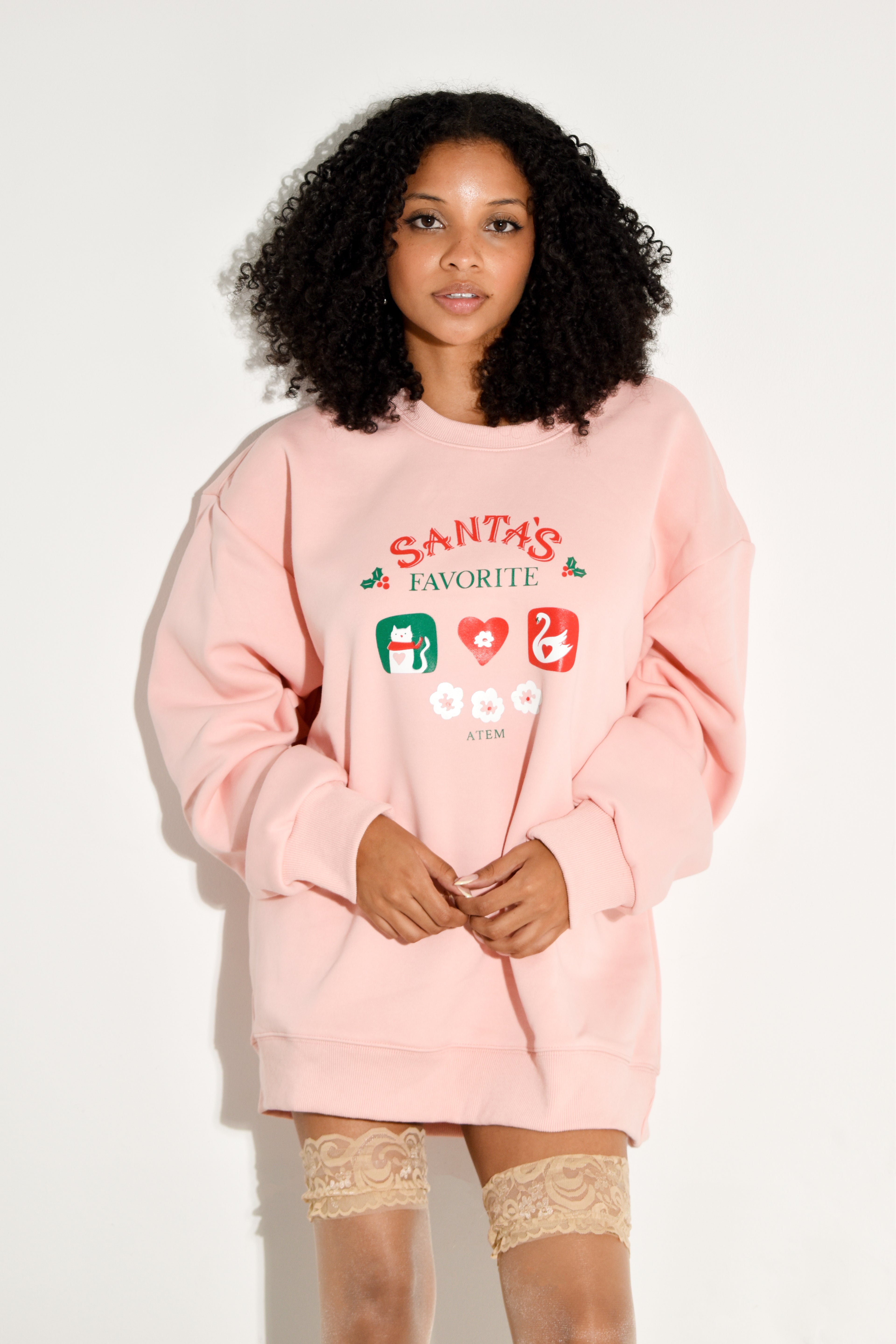 Santa’s Favorite Cat (Pink)