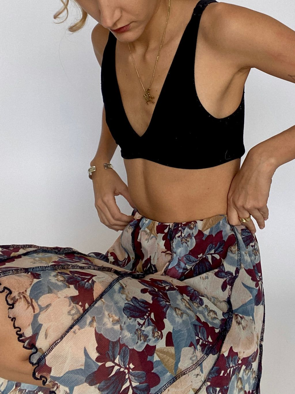 Vintage mesh skirt