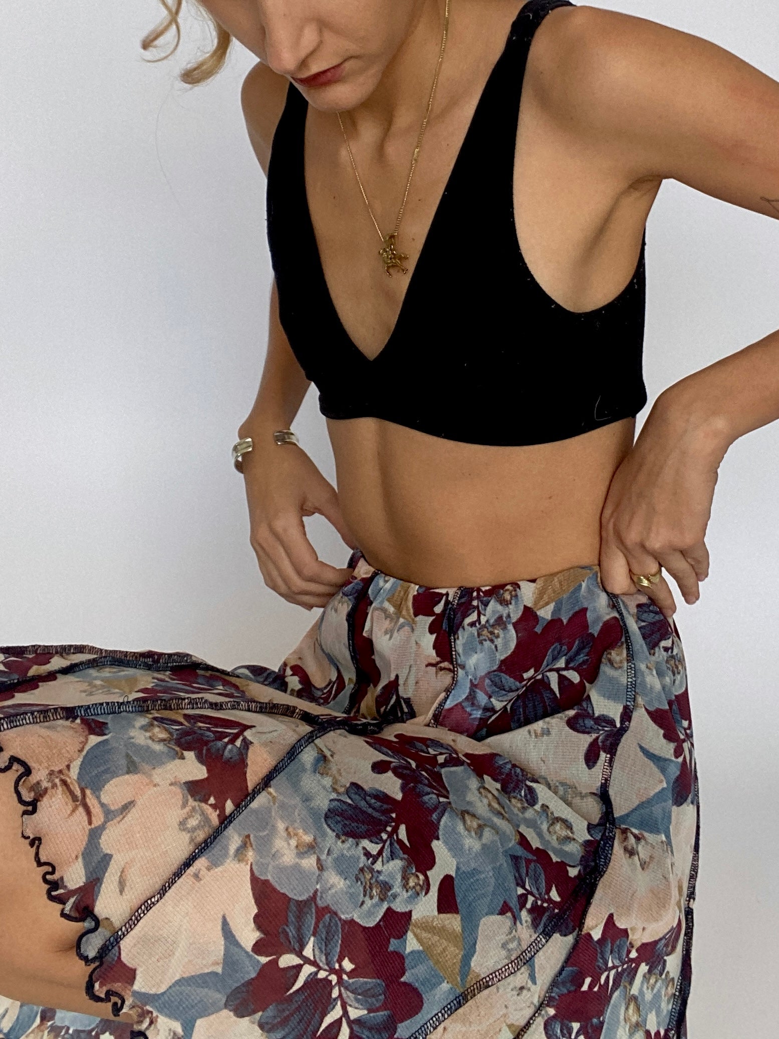 Vintage mesh skirt