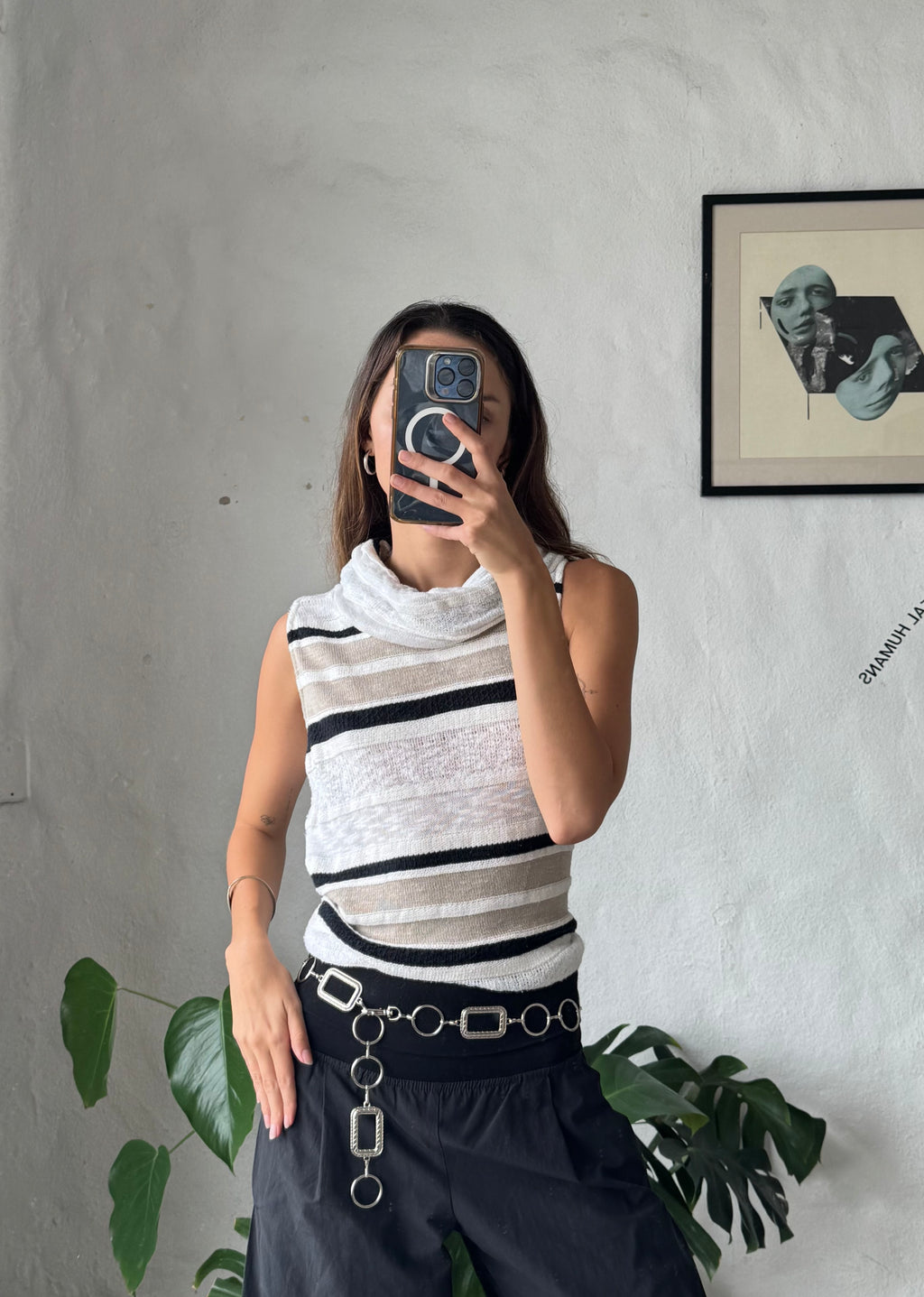 Vest turtleneck
