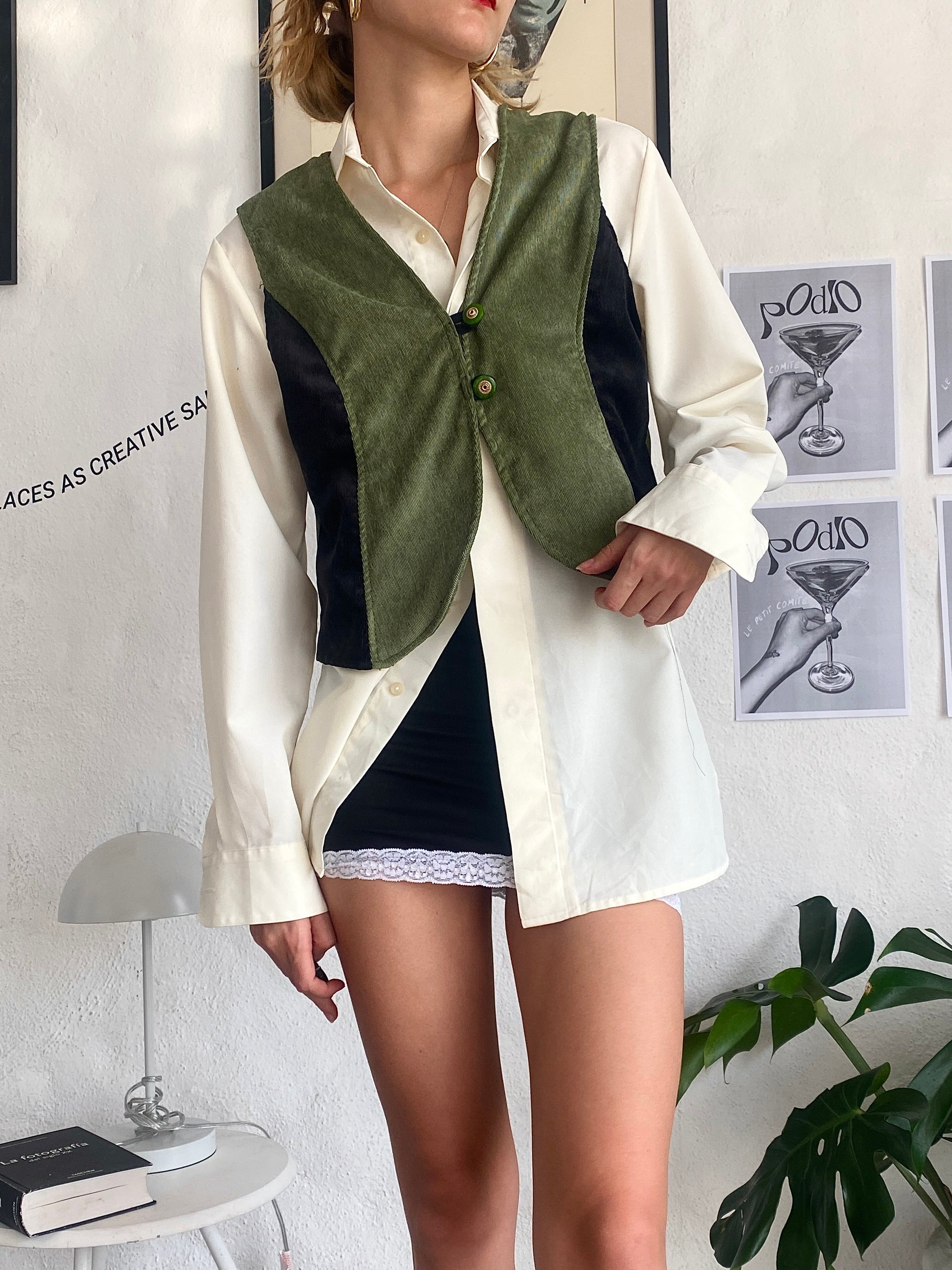 Corduroy vest