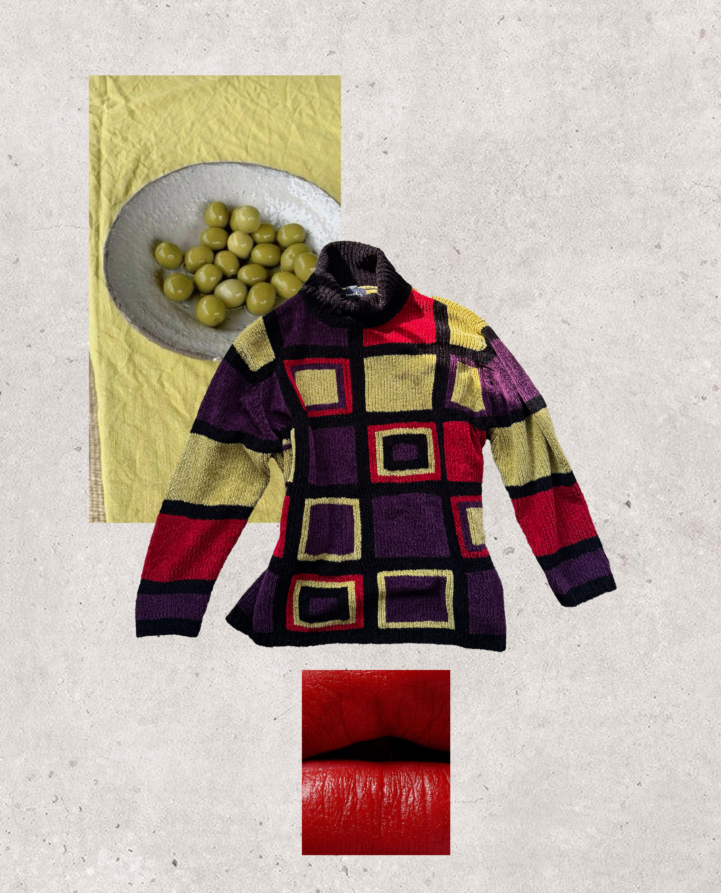 Vintage color sweater