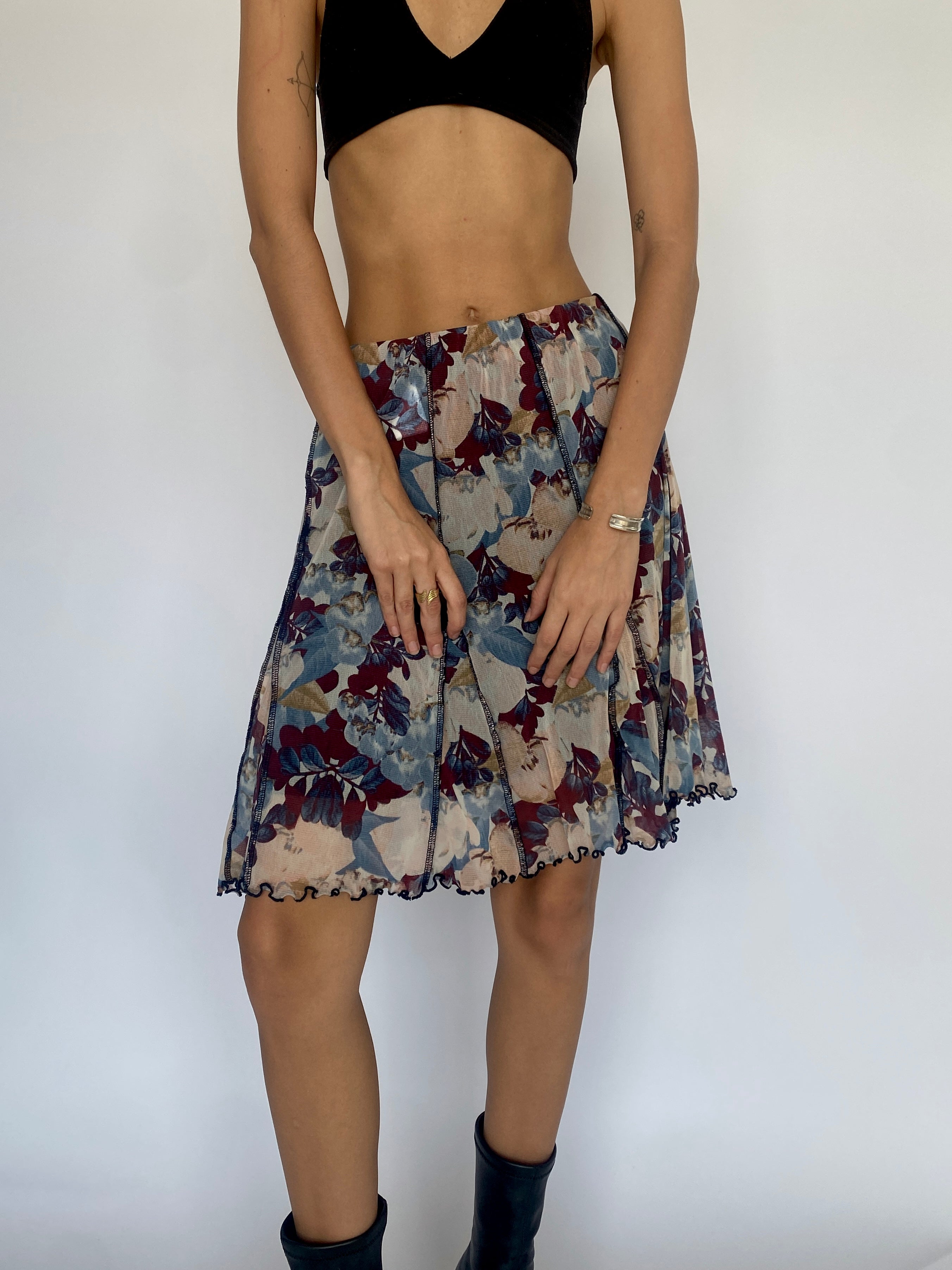 Vintage mesh skirt
