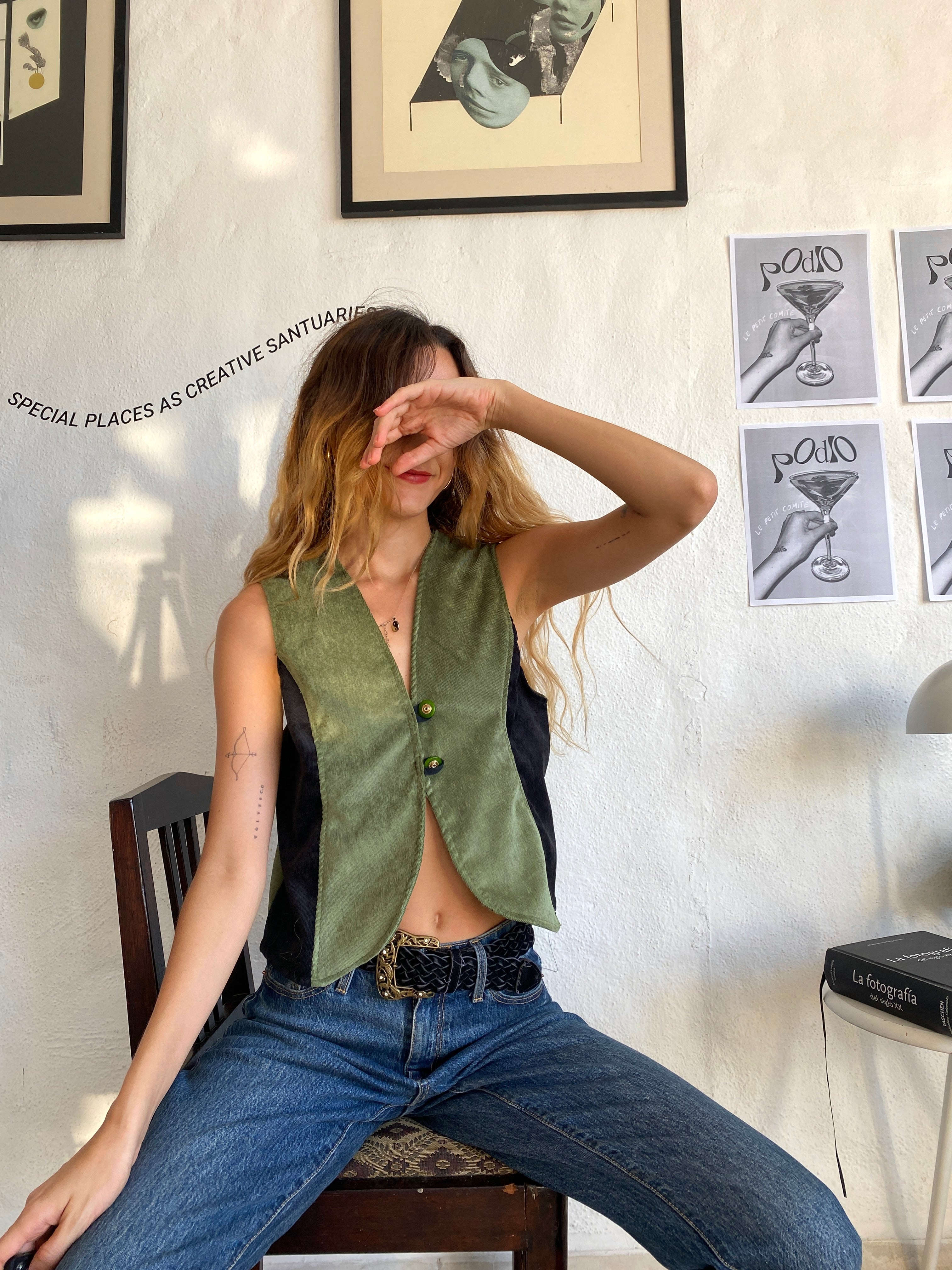 Monday Green Vest