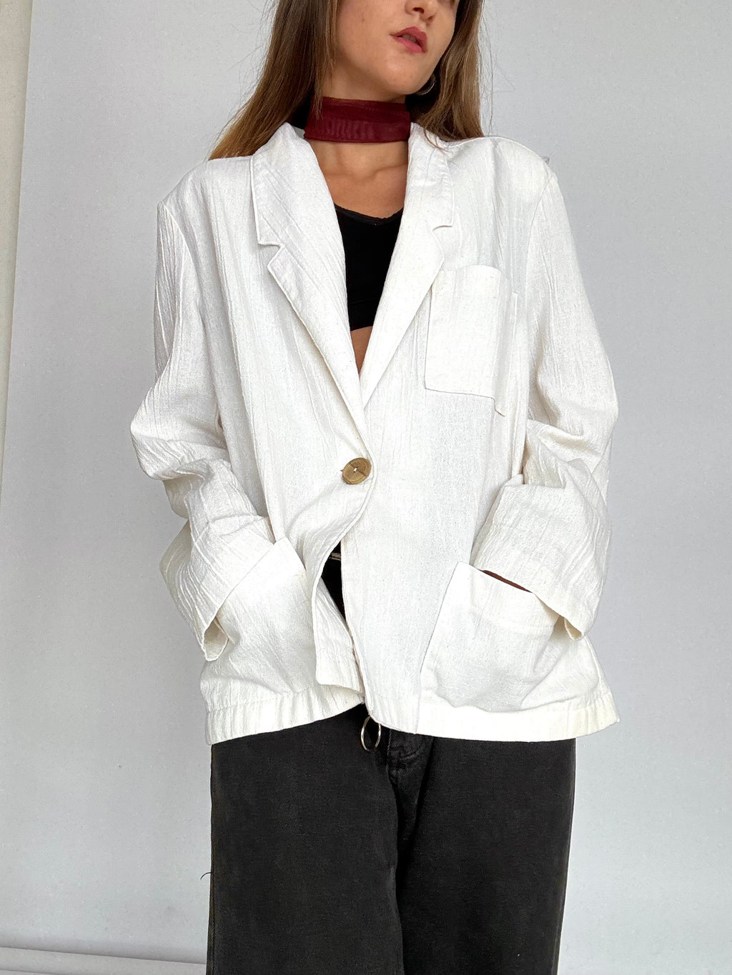 Linen blazer