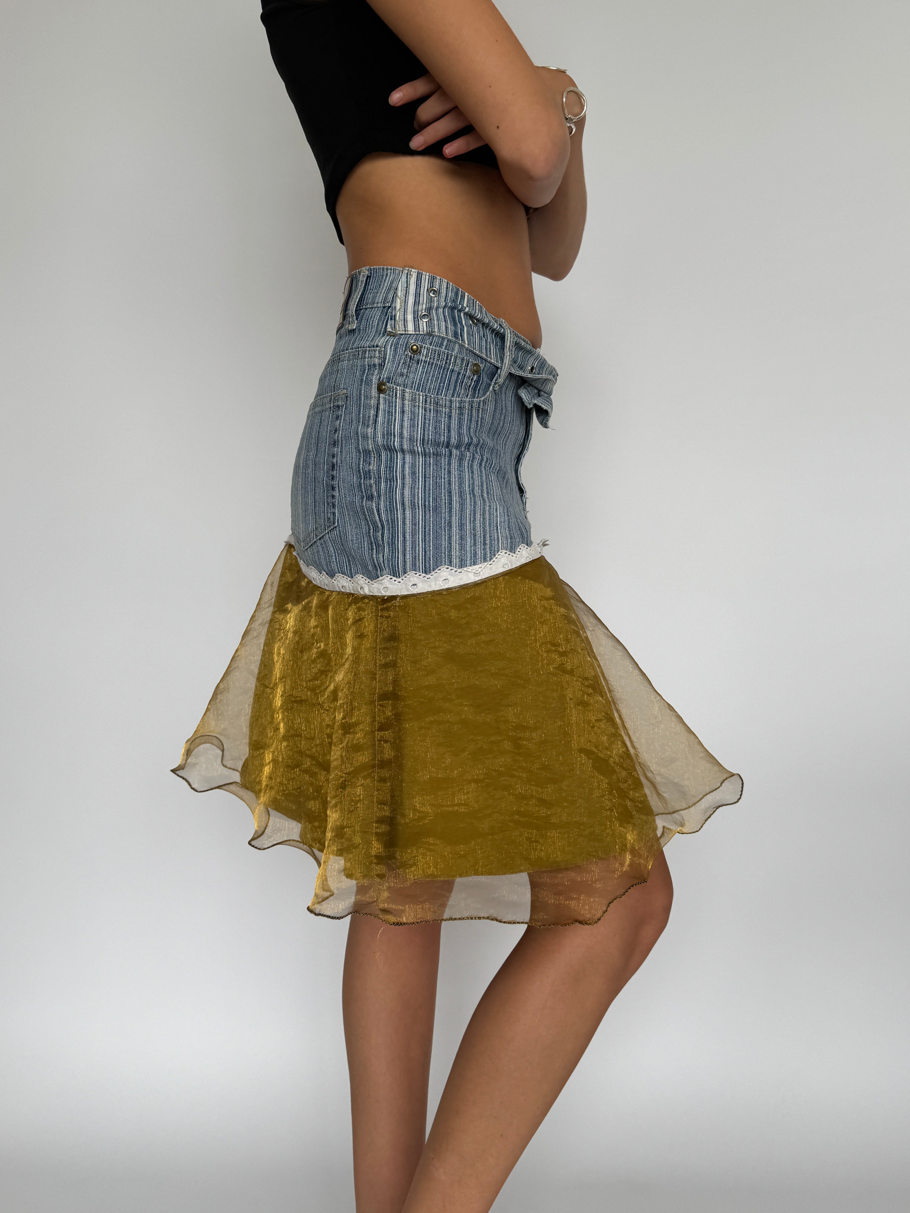 Upcycled mini Skirt