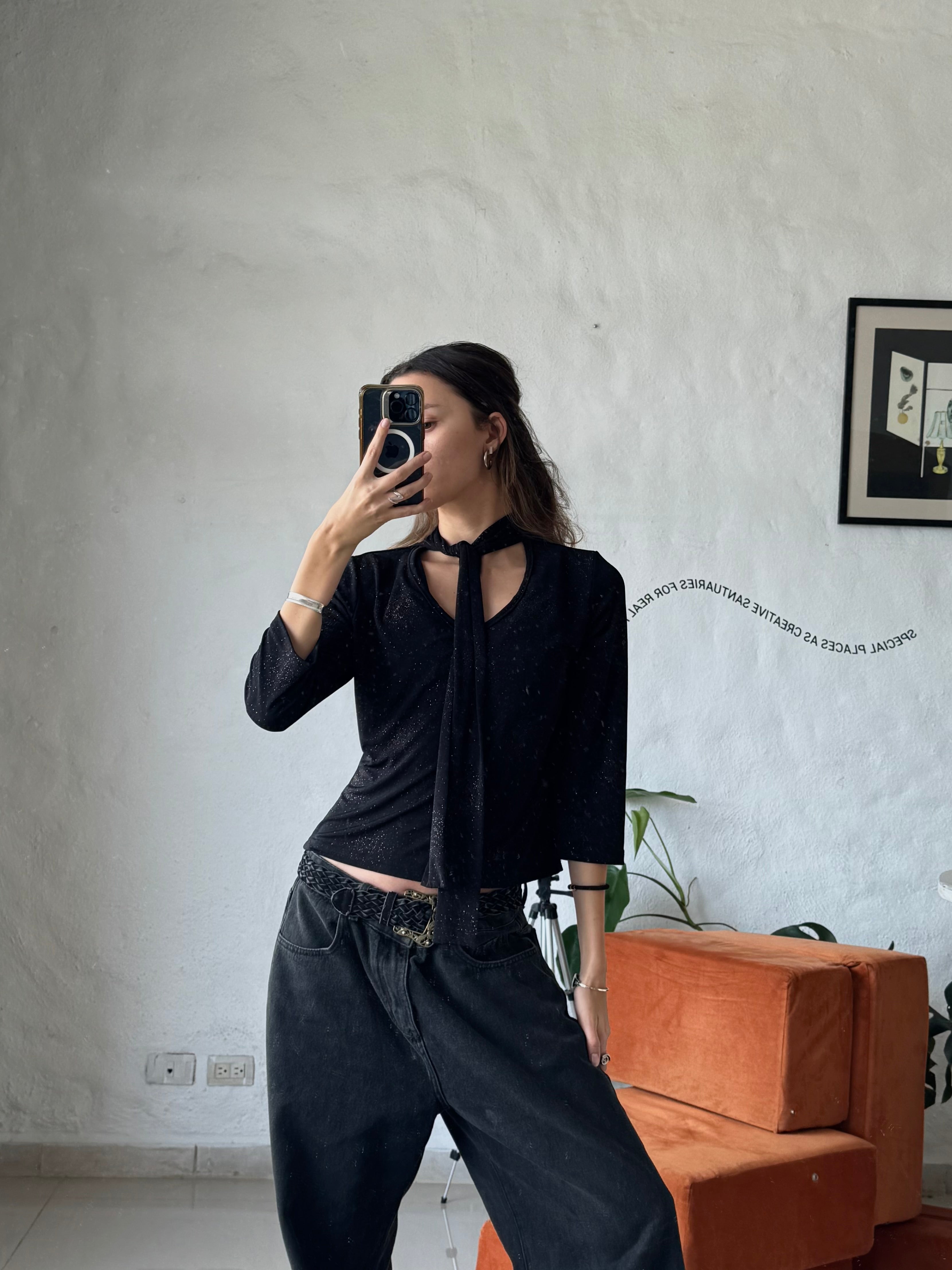 Black sky vintage top