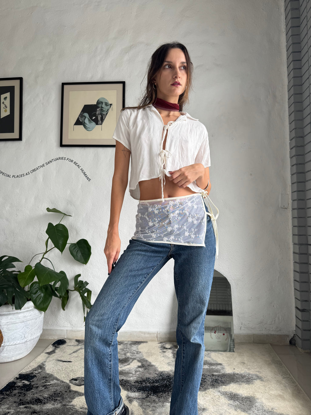 Open white top