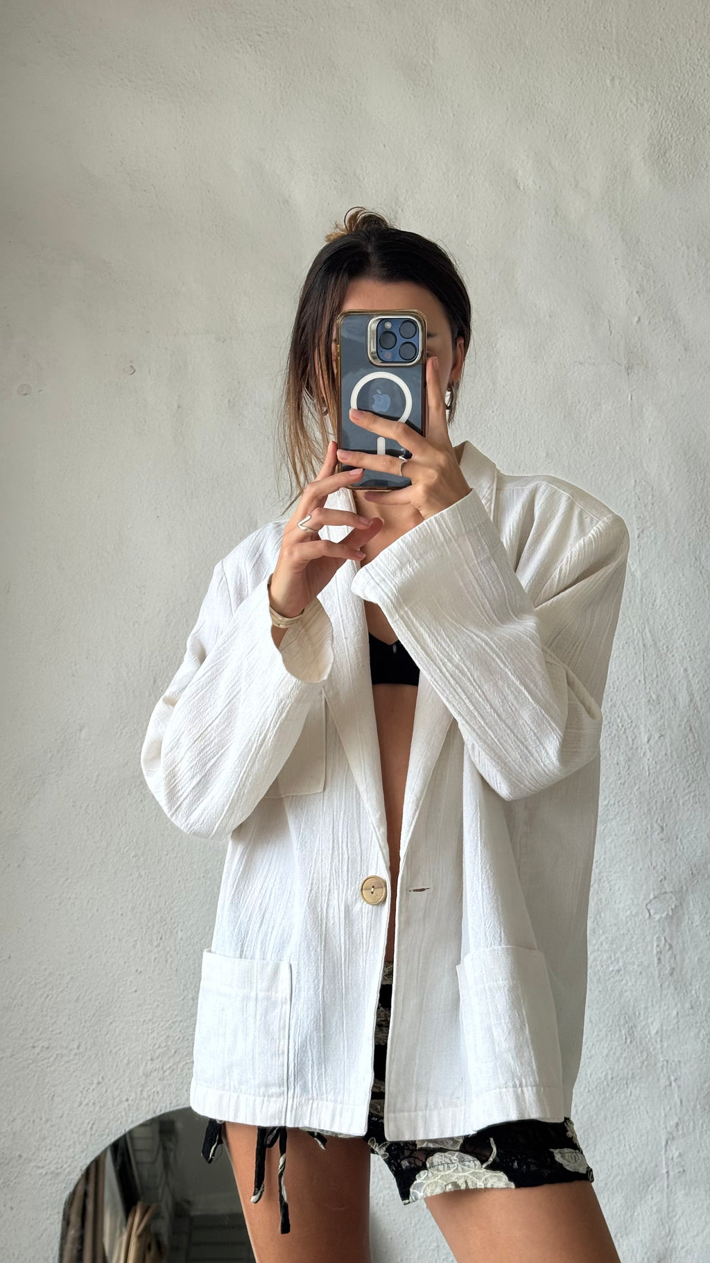 White blazer