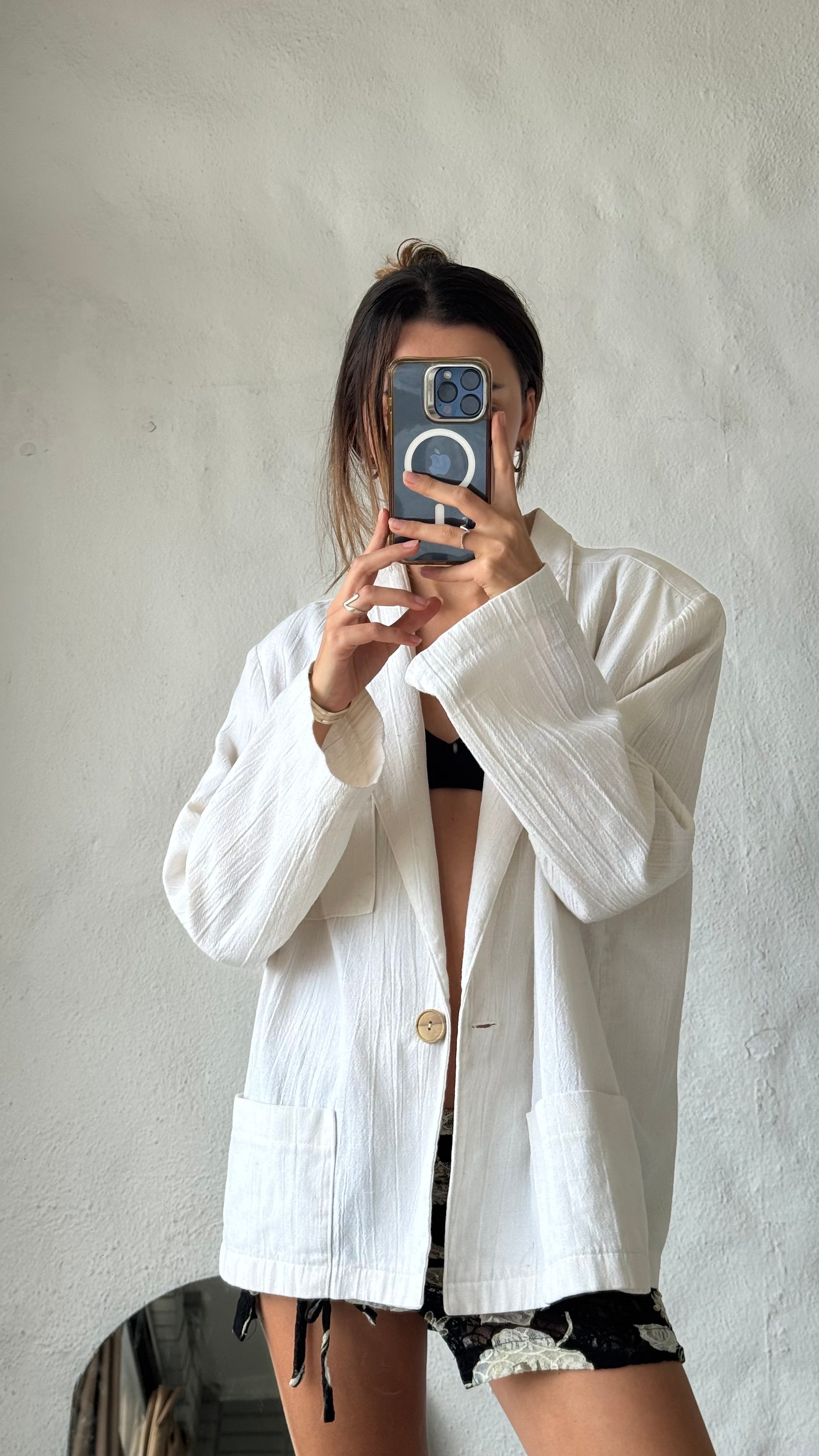 White blazer