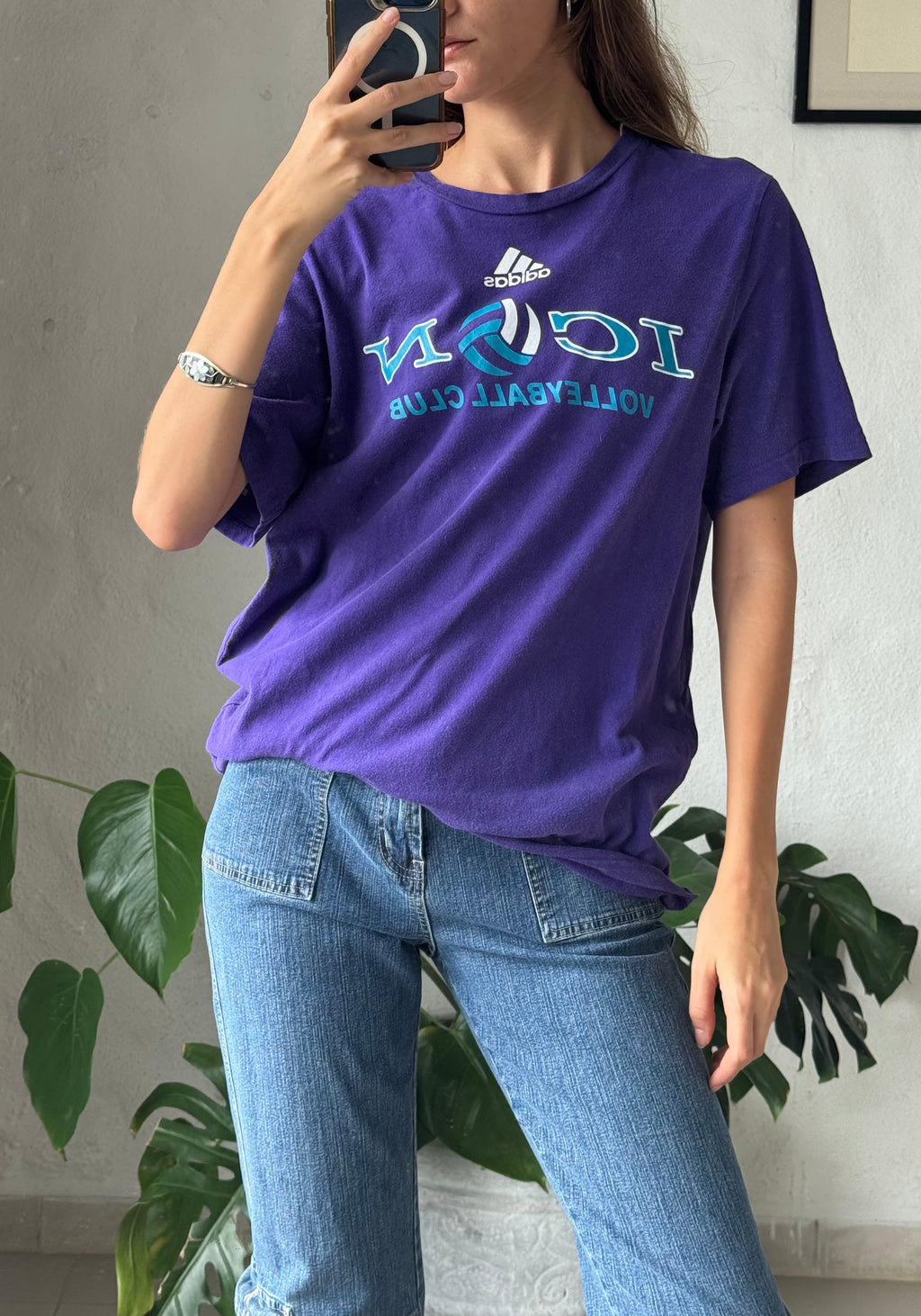 Adidas vintage tee