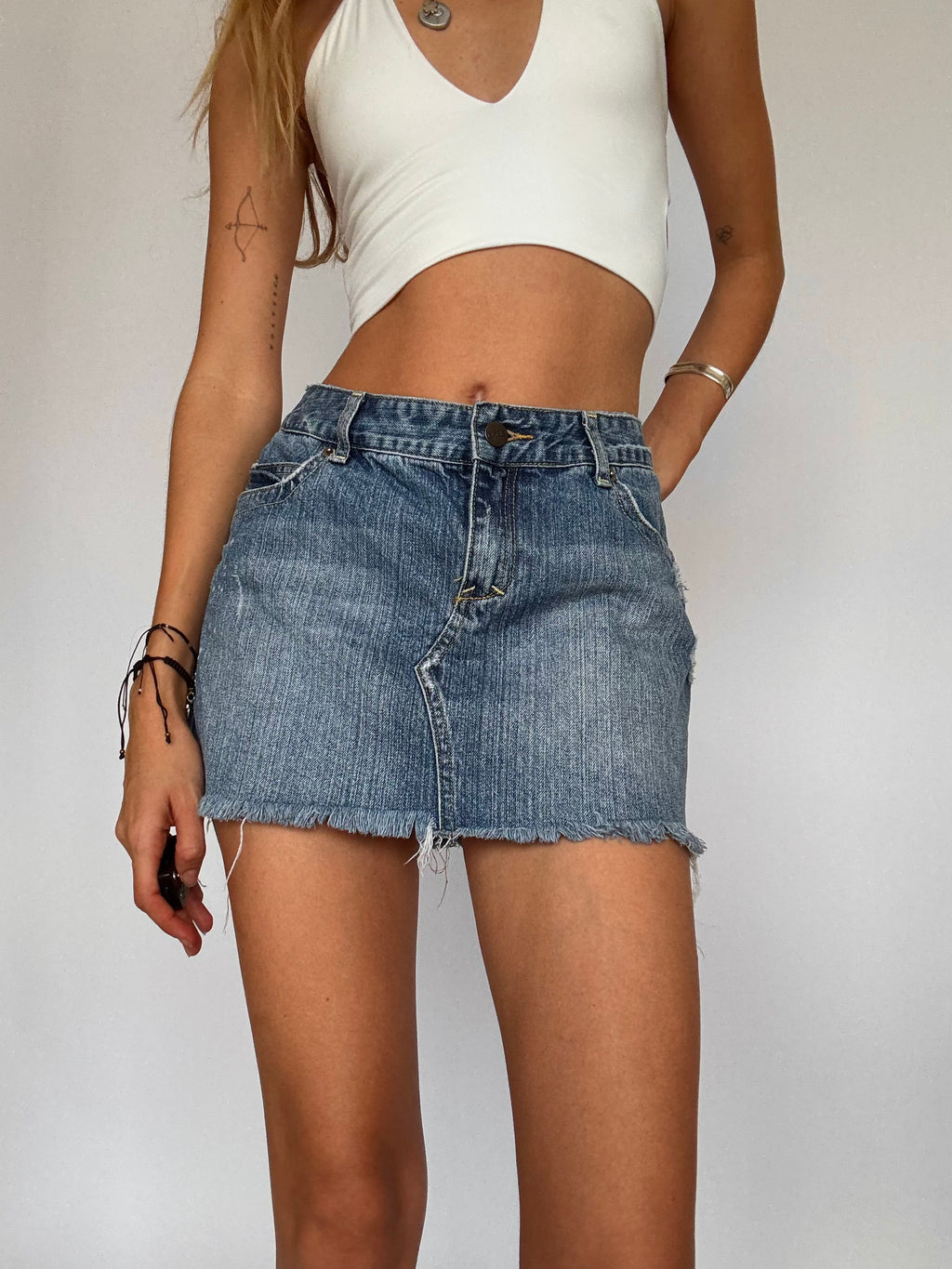 Denim mini