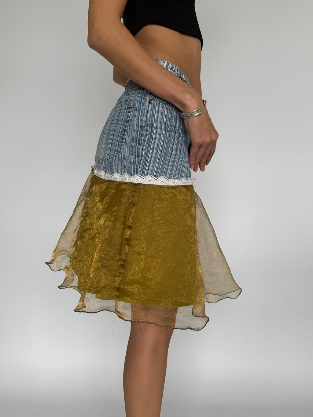 Upcycled mini Skirt