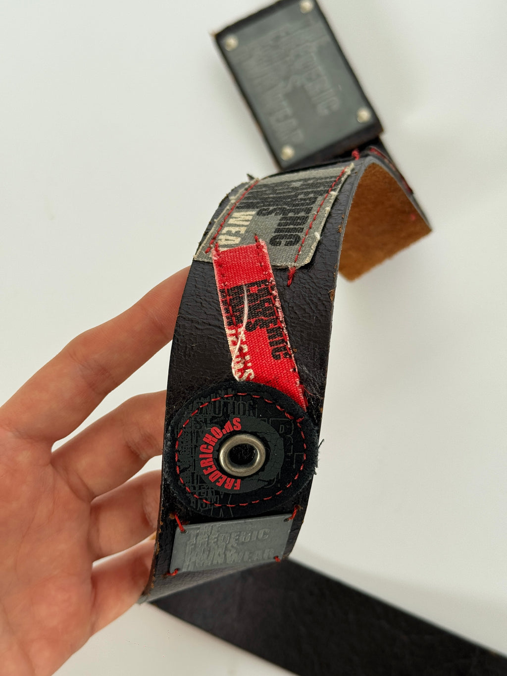 Frederic leather belt