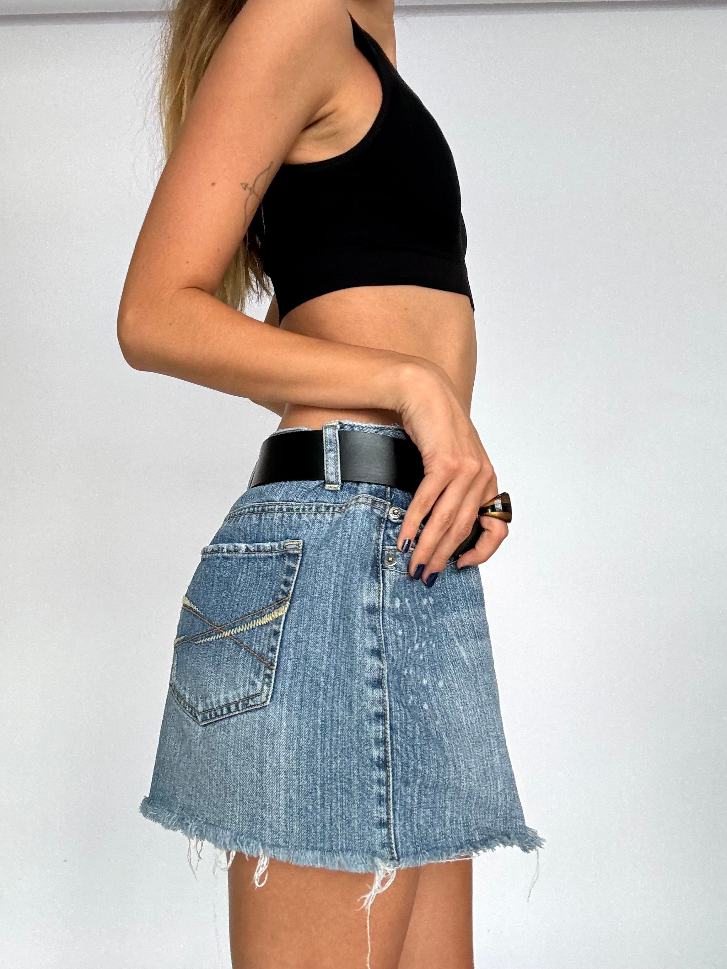 Denim mini