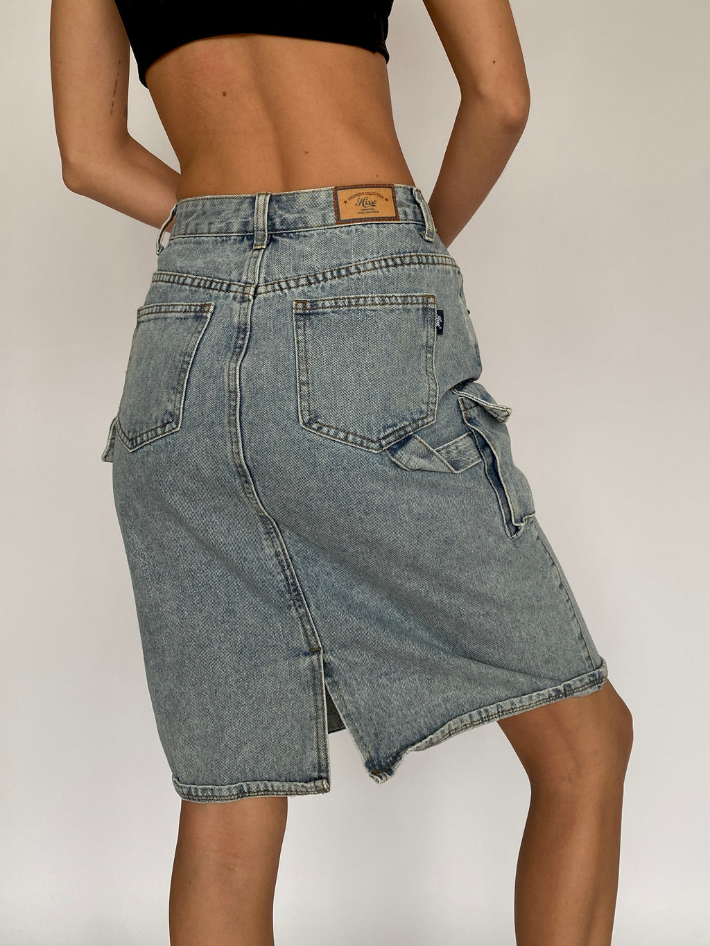 Vintage denim skirt
