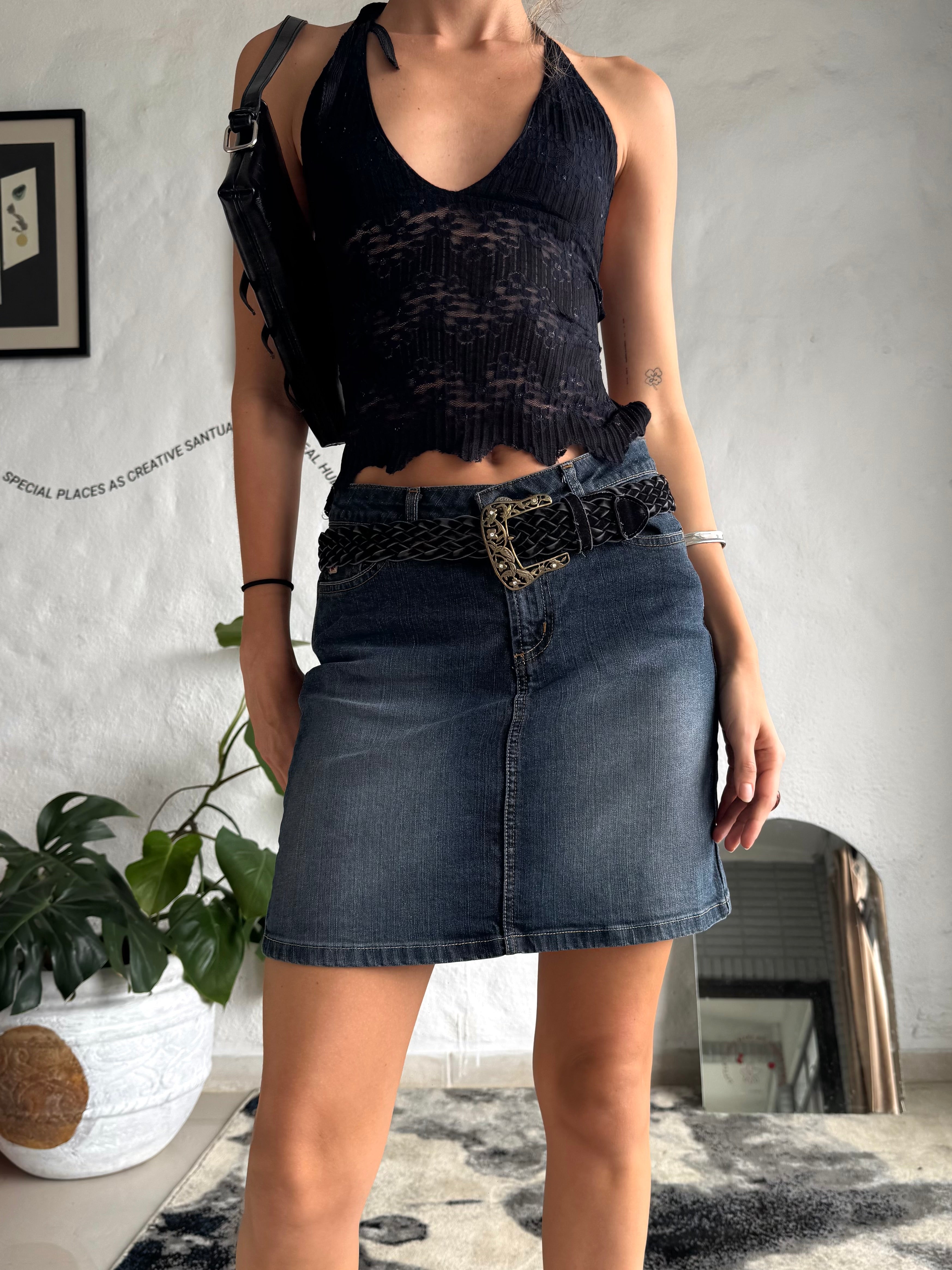 Denim mini
