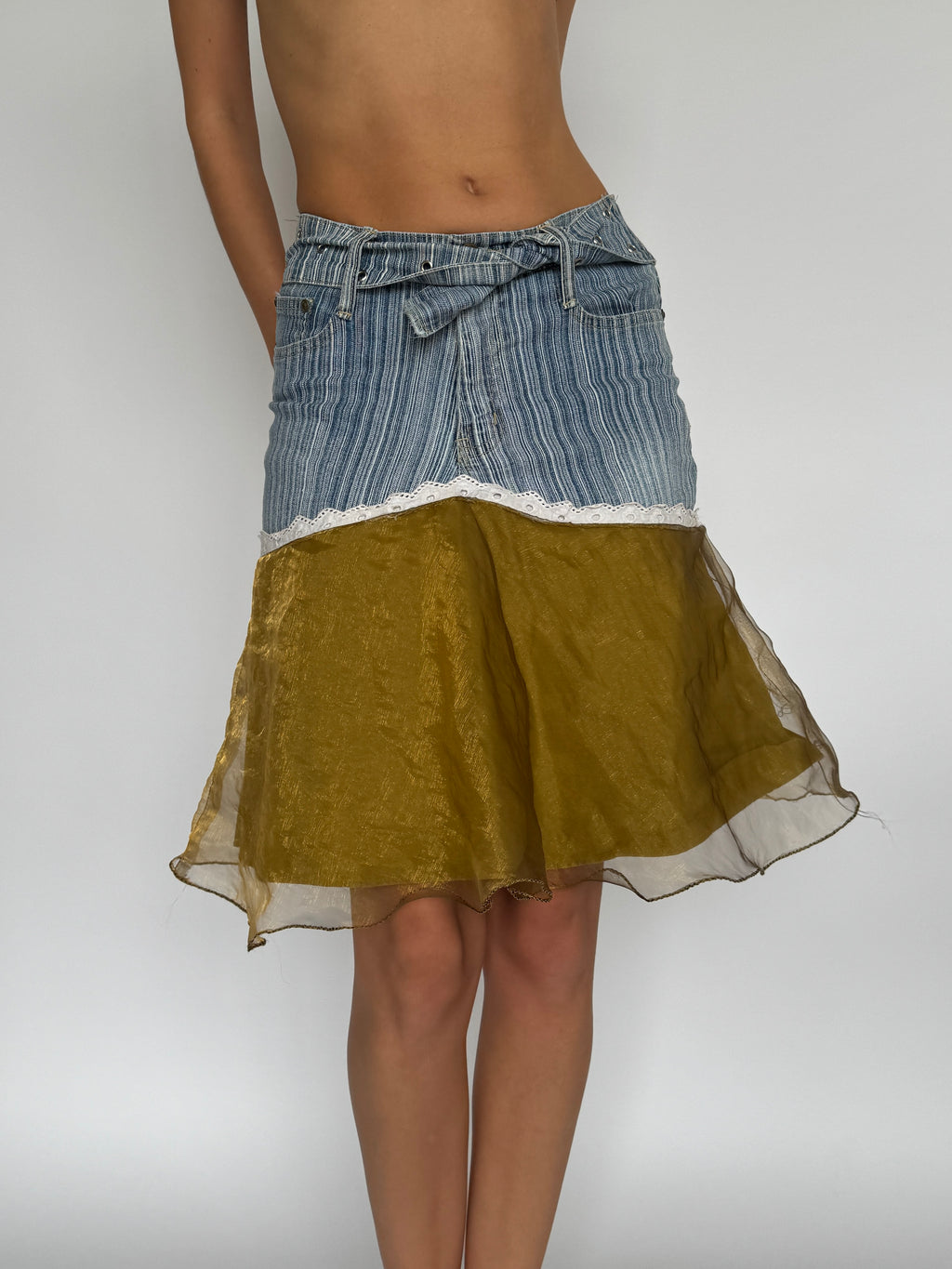 Upcycled mini Skirt
