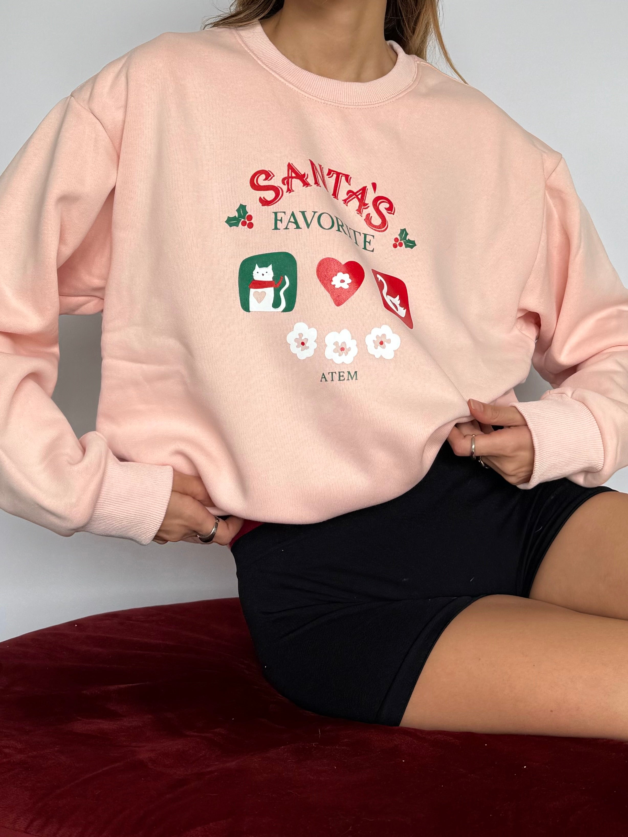 Santa’s Favorite Cat (Pink)