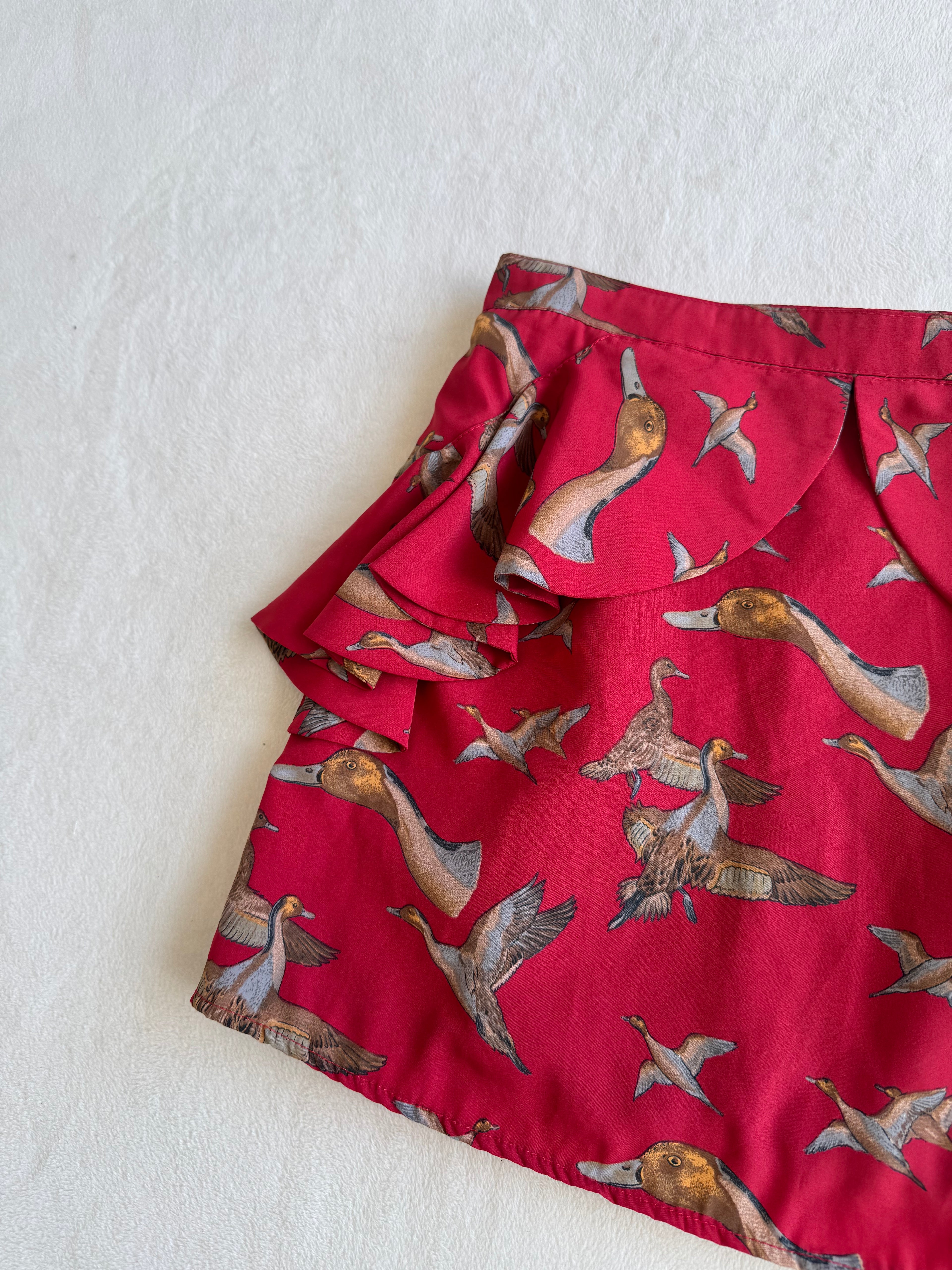 Ducks mini skirt