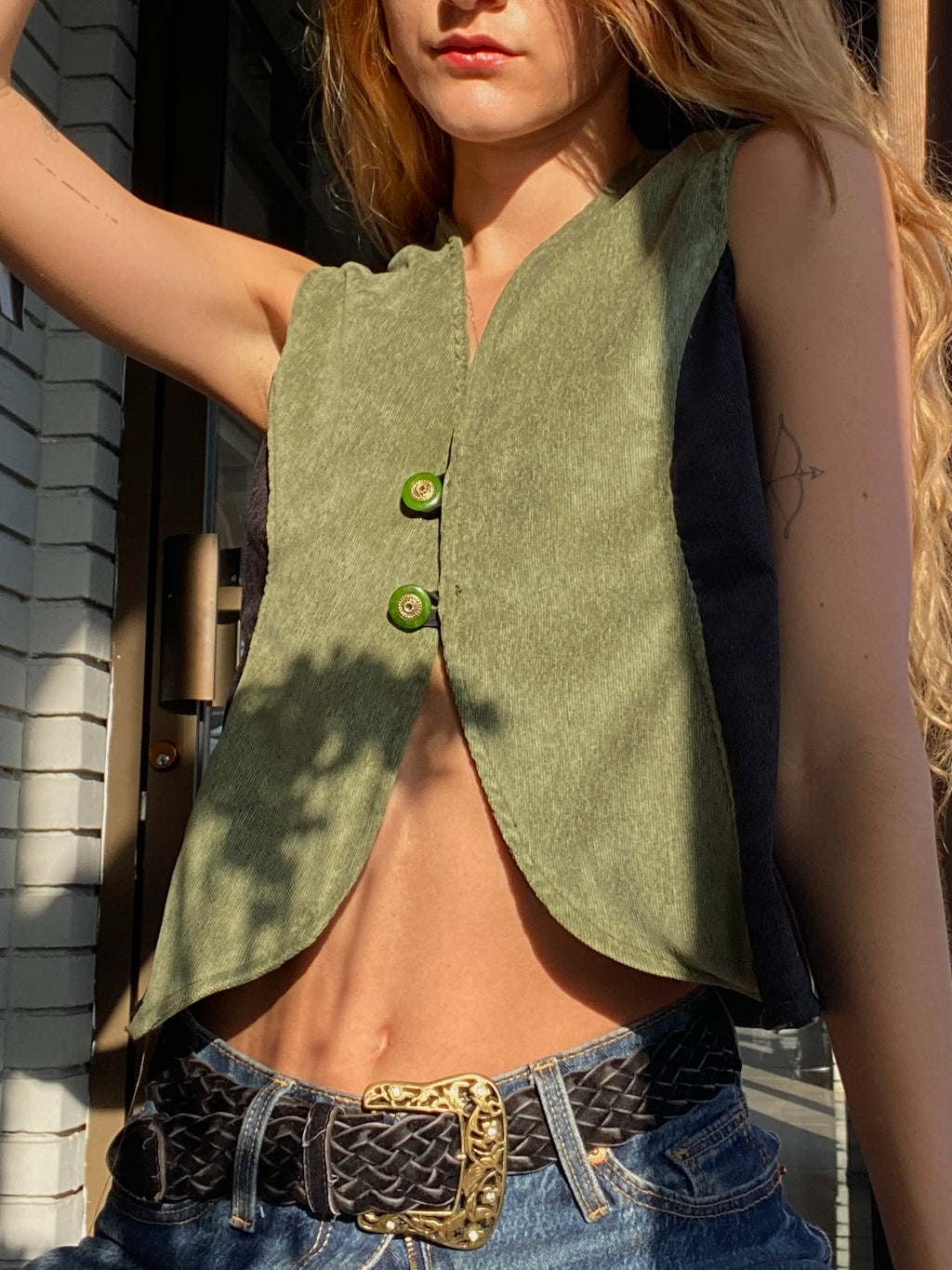 Monday Green Vest