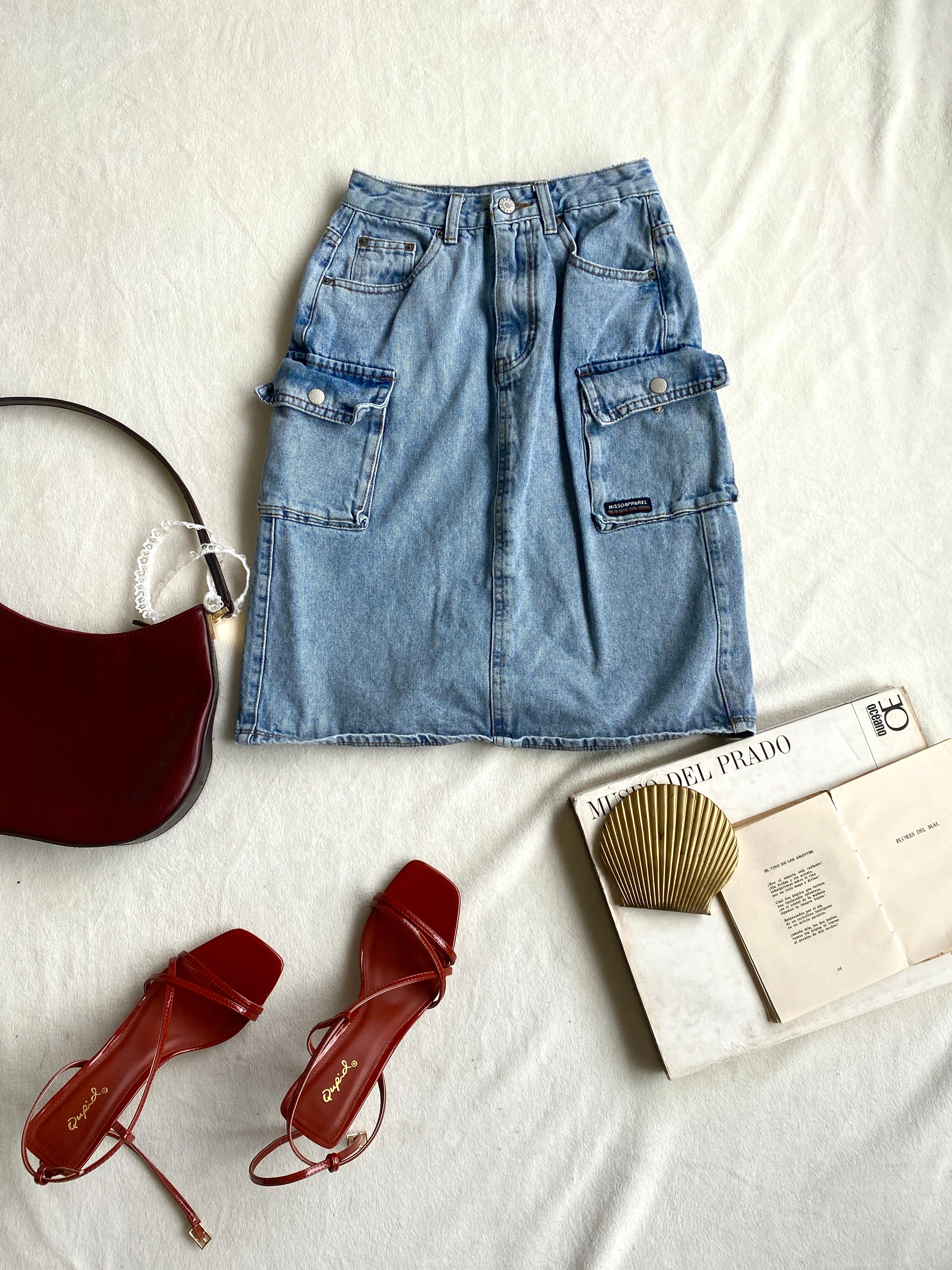 90 DENIM SKIRT