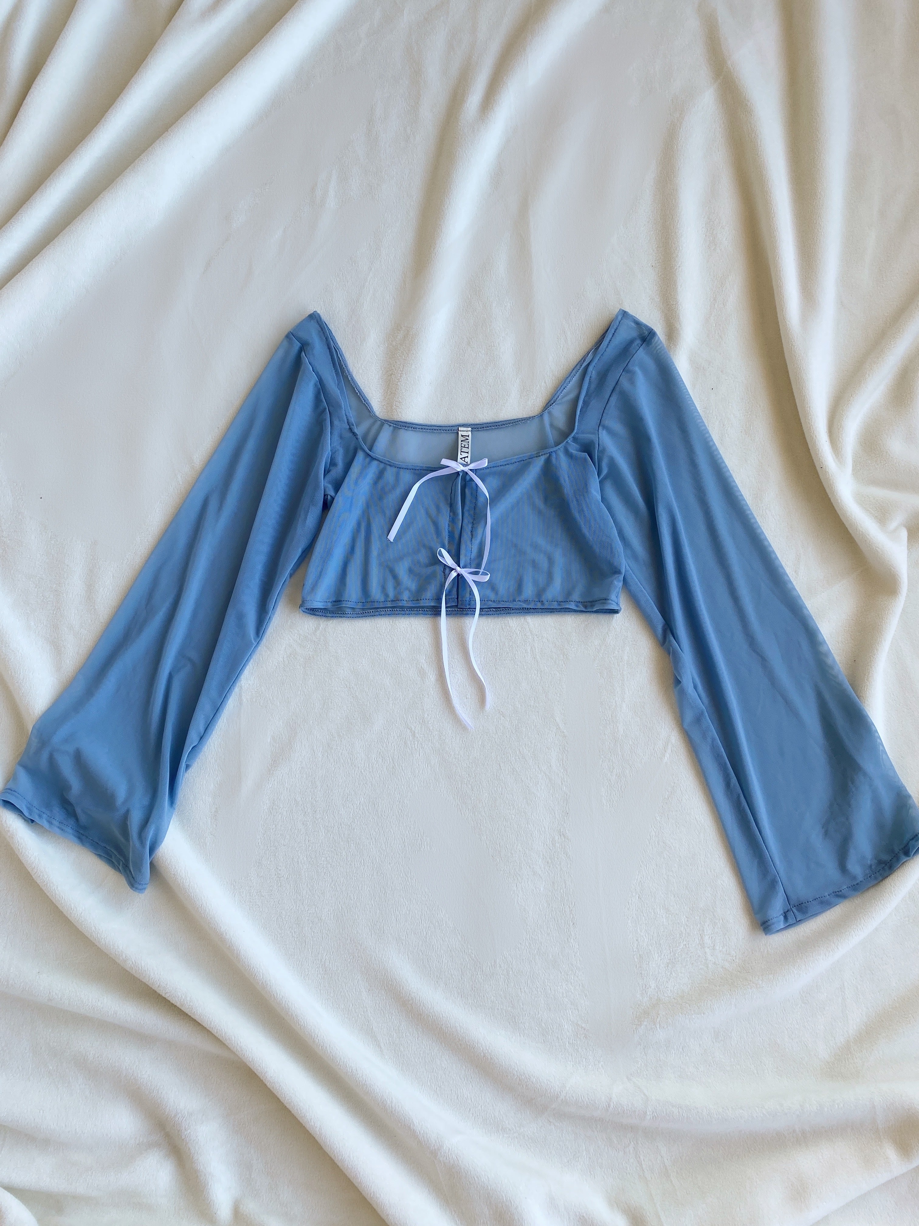 Naked top light blue