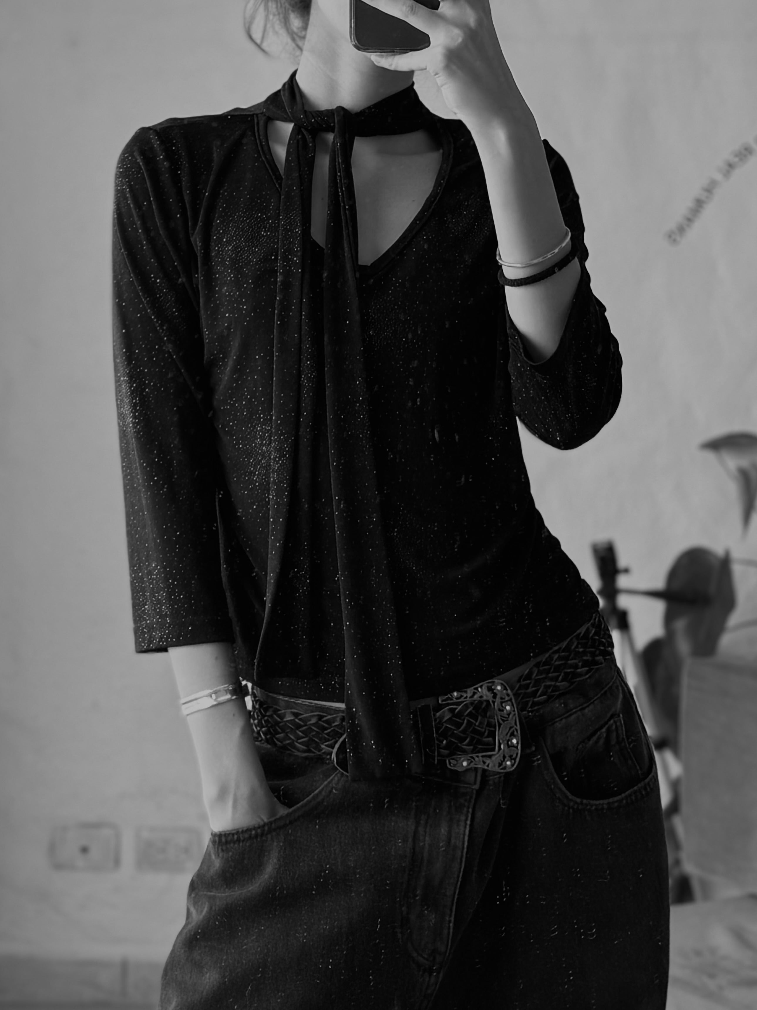 Black sky vintage top