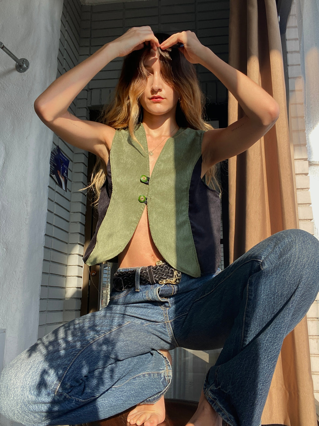Monday Green Vest