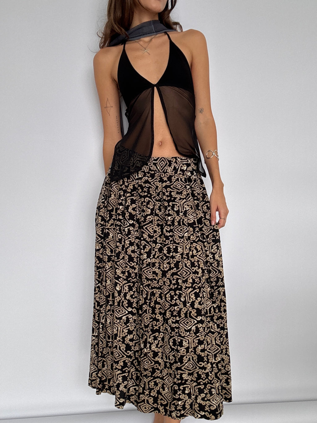 Maxi Skirt Print