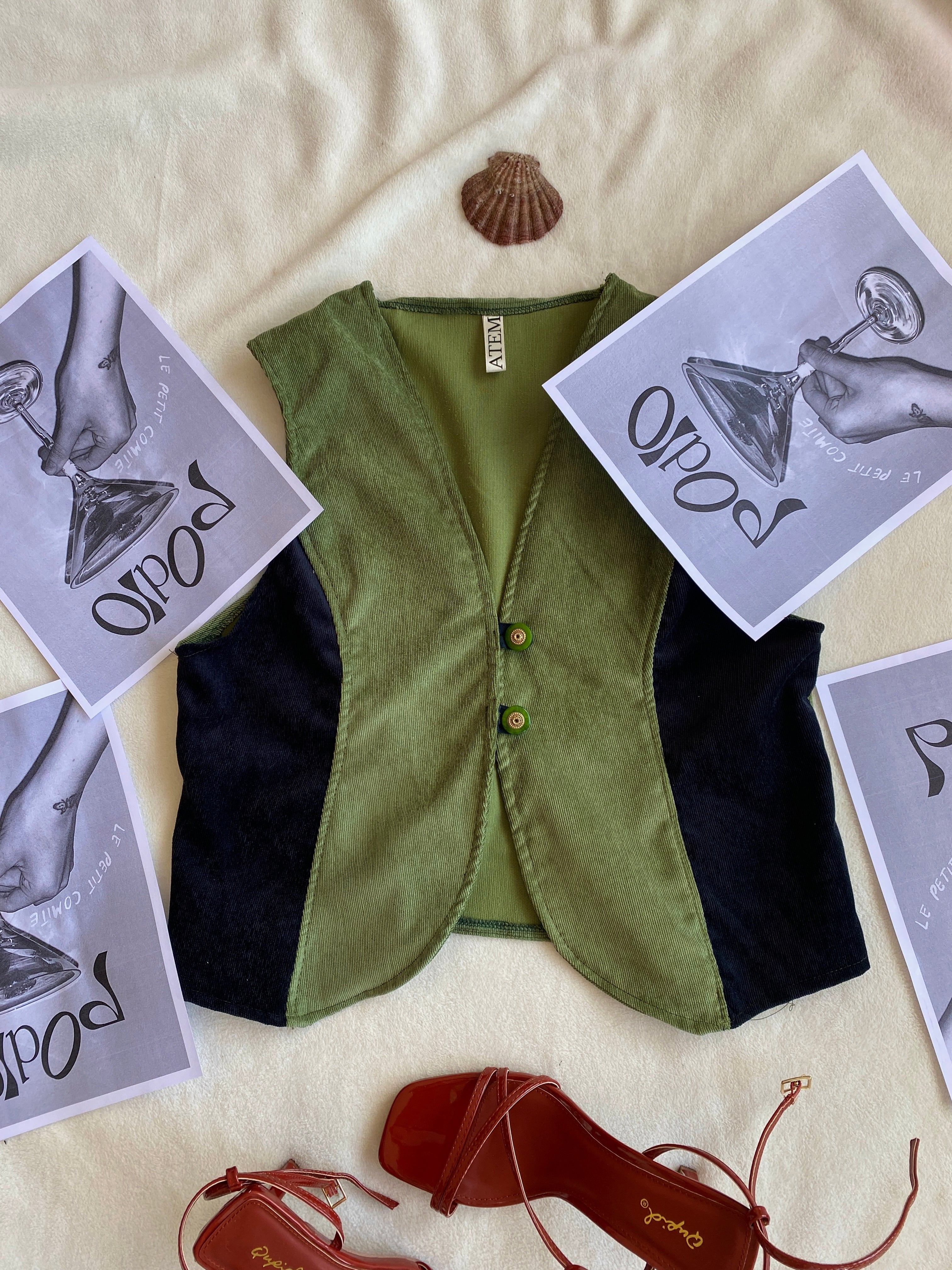 Monday Green Vest