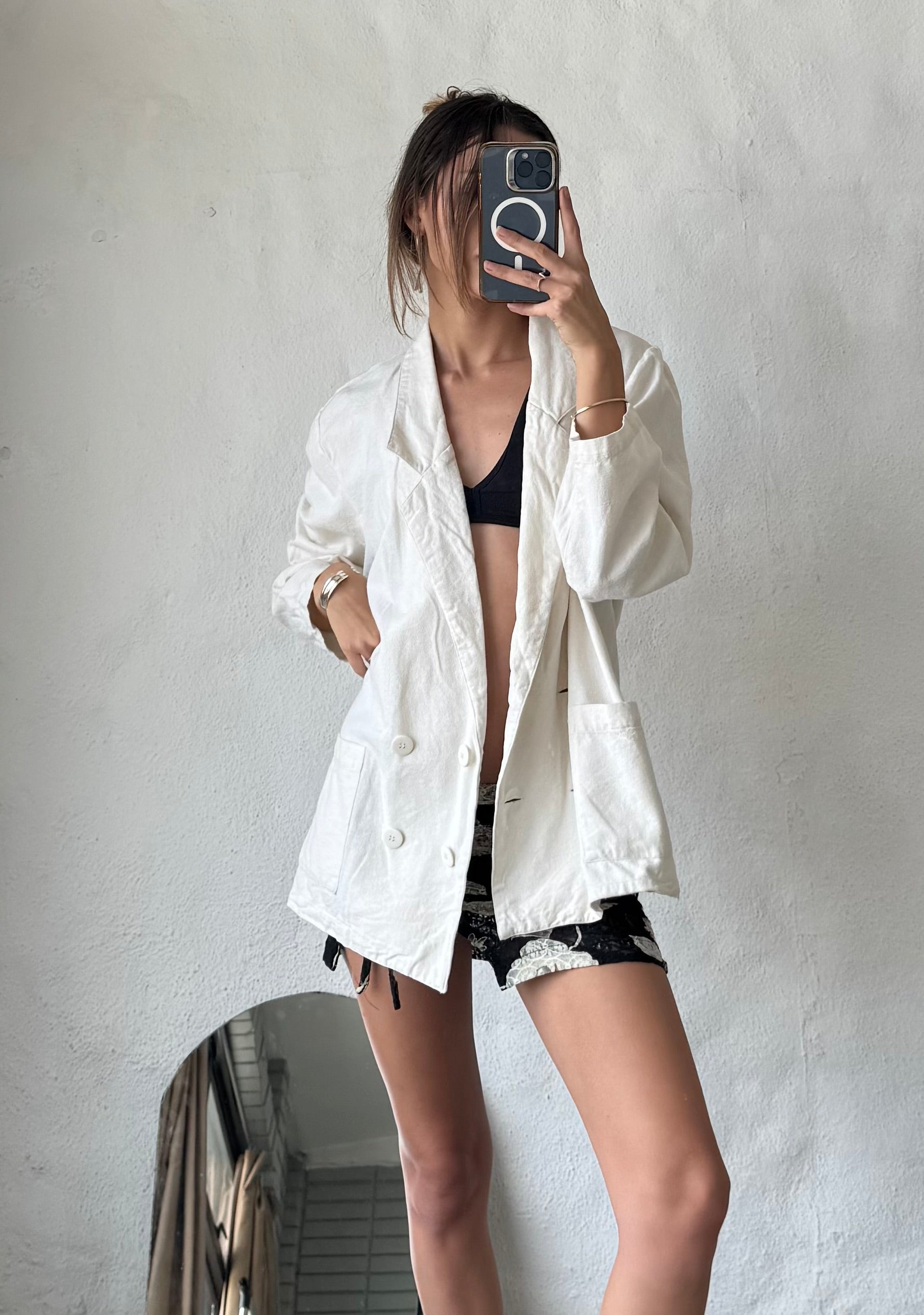 White blazer