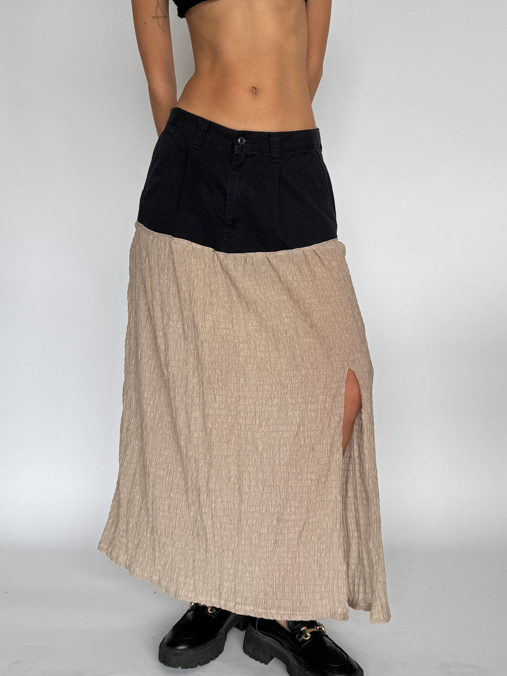 Upcycled Dockers Skirt