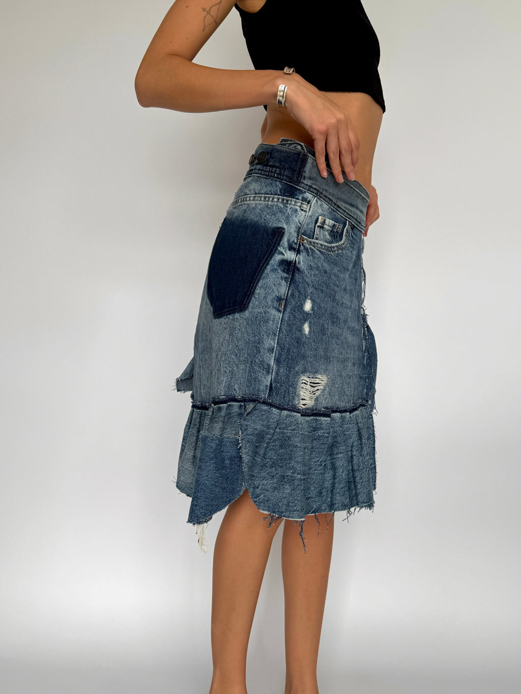 Upcycled mini Skirt